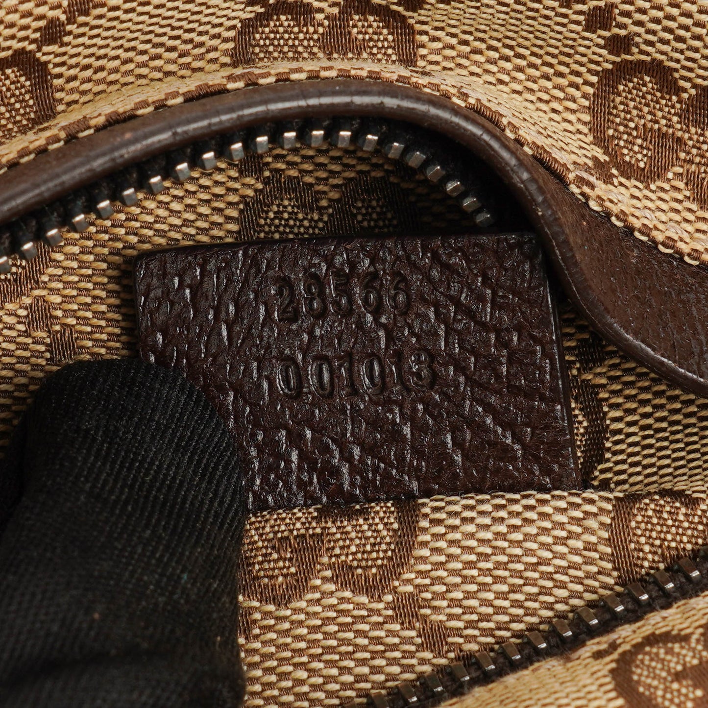 Gucci GG Beige/Brown Monogram Canvas Belt Bag