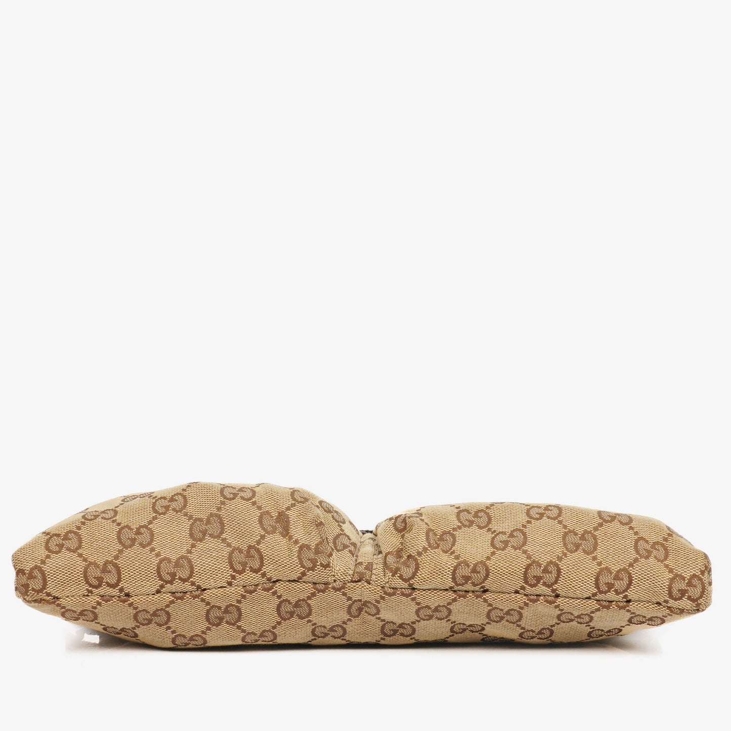 Gucci GG Beige/Brown Monogram Canvas Belt Bag