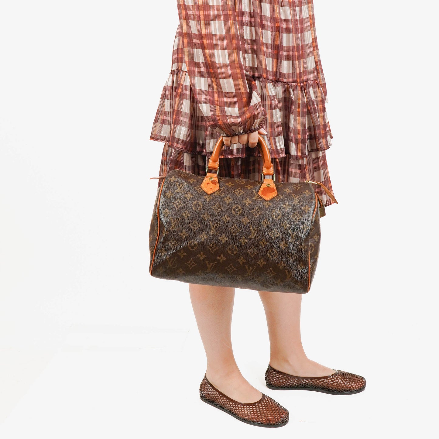 Louis Vuitton Malletier  30 Monogram Canvas Handbag