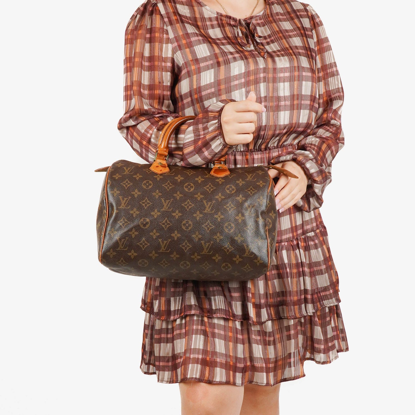 Louis Vuitton Malletier  30 Monogram Canvas Handbag