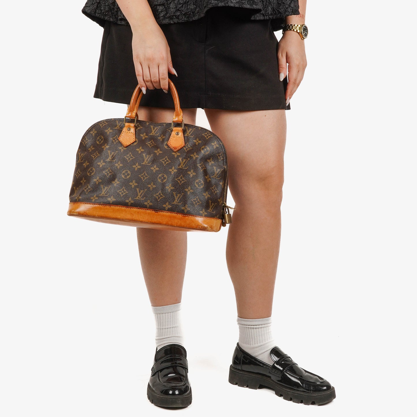 Louis Vuitton Alma PM Monogram Canvas Handbag