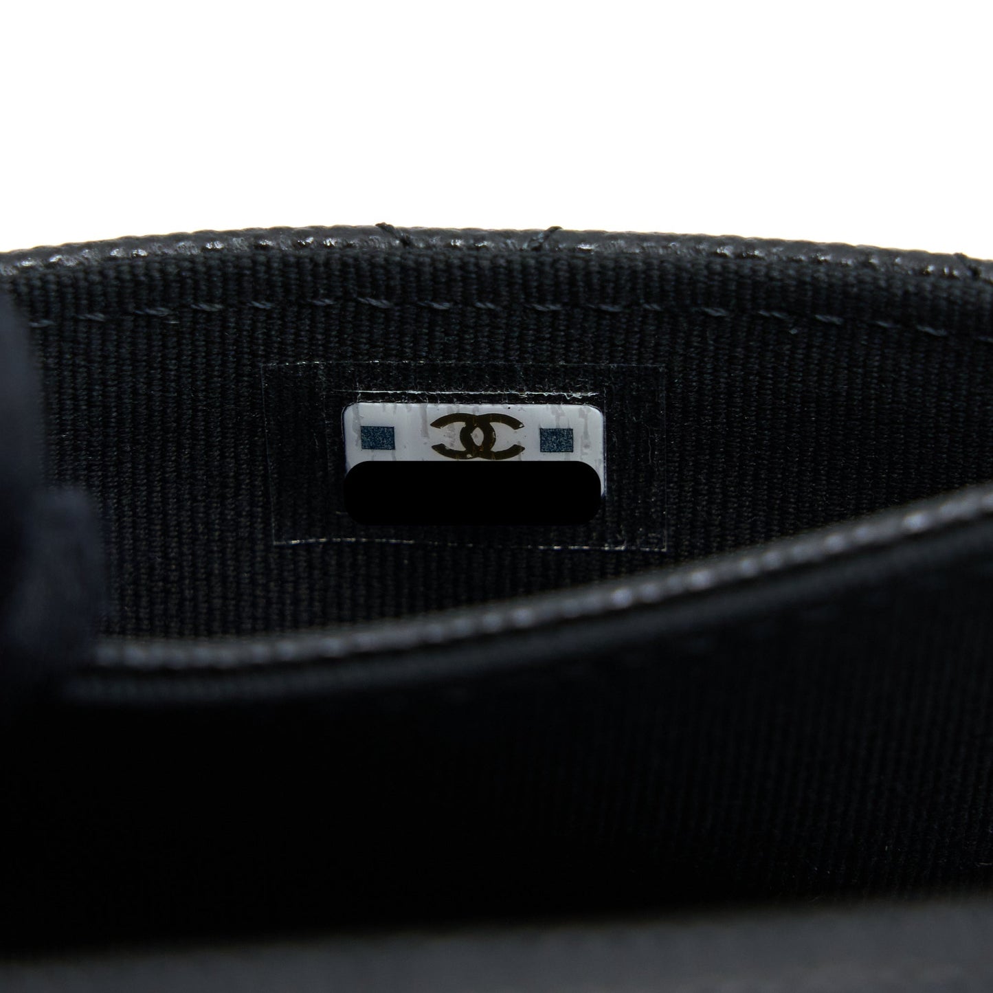 Chanel 23C Limited Edition Card Holder Caviar Black  (Microchip)