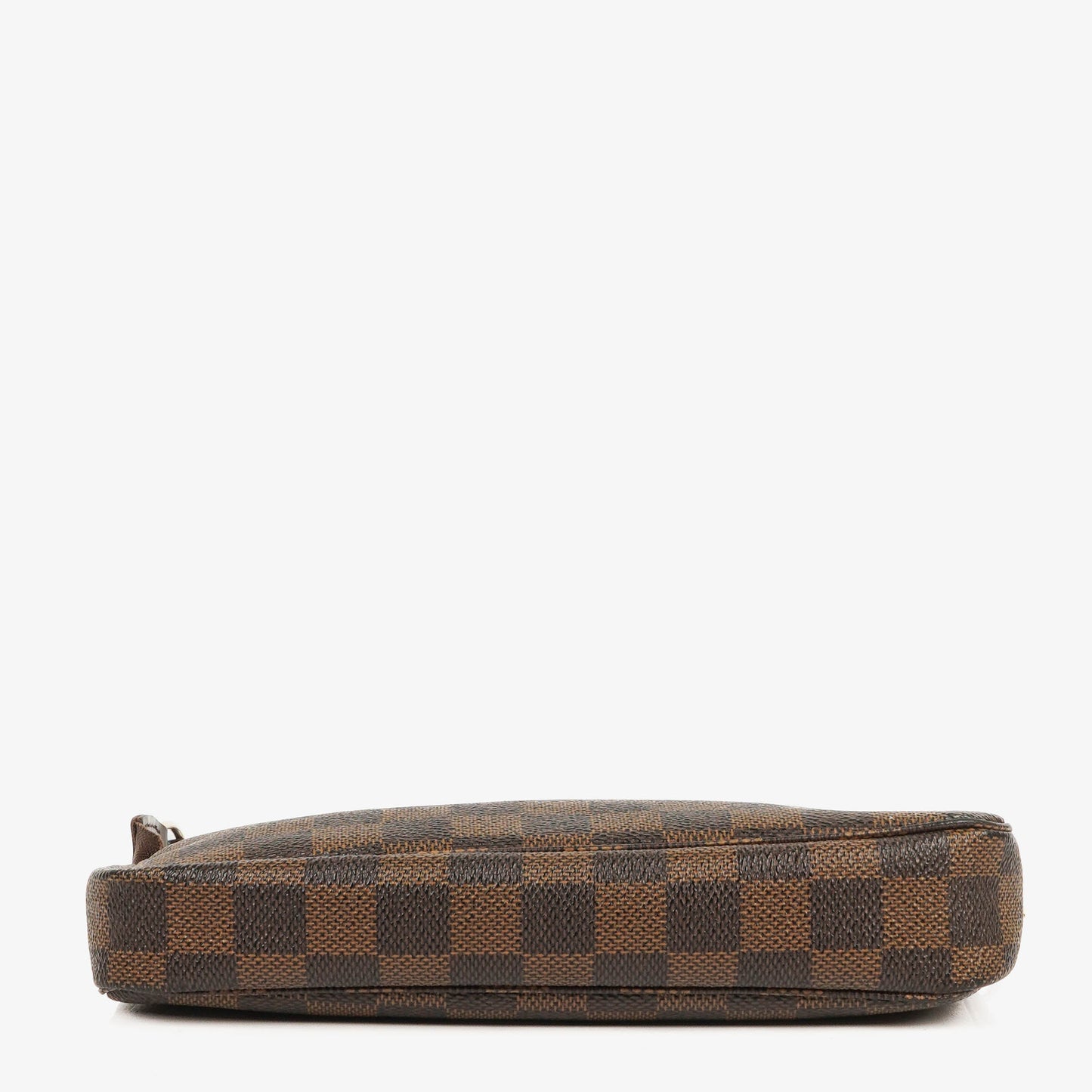 Louis Vuitton Pochette Accessoires Damier Ebene Canvas Clutch Handbag