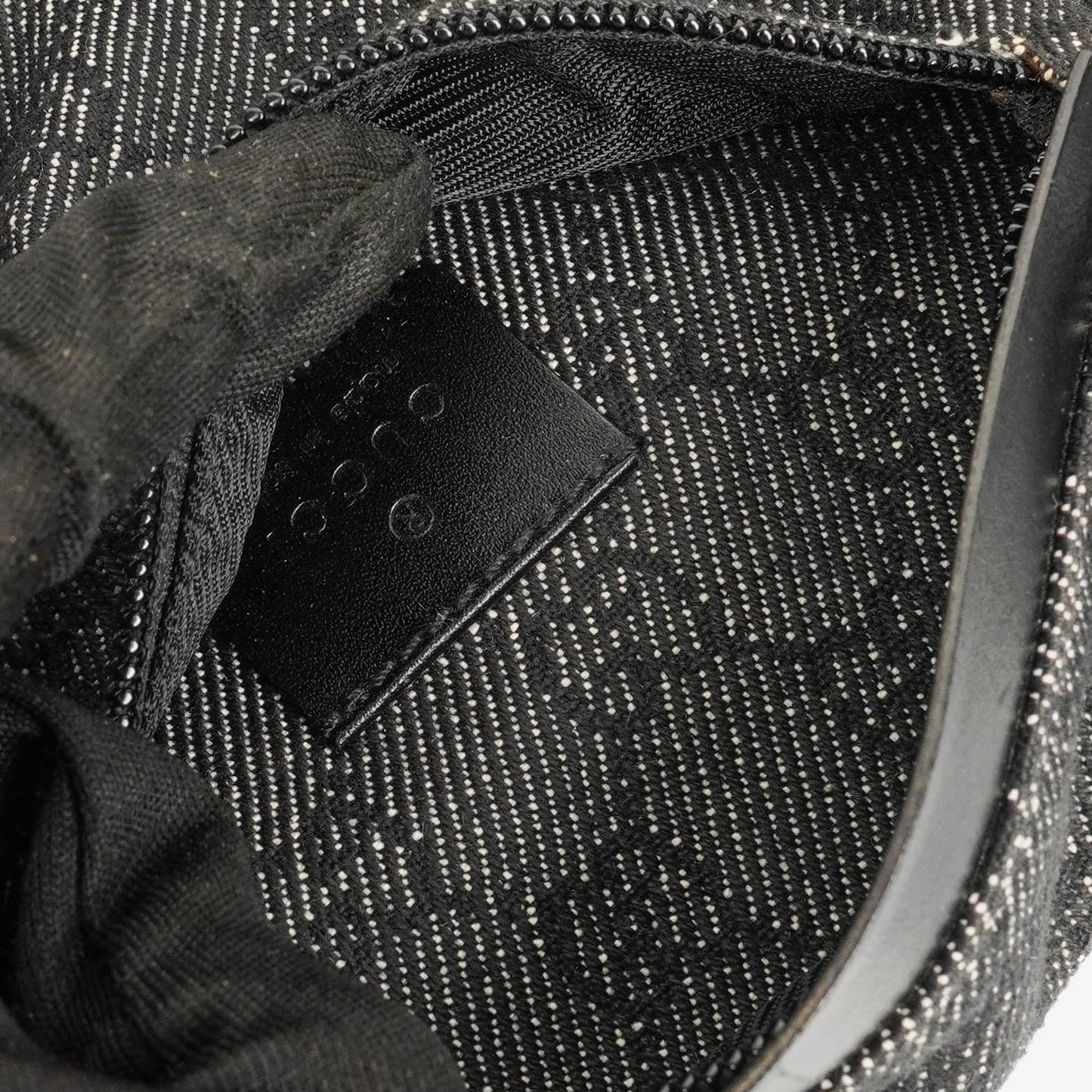 Gucci GG Black Monogram Canvas Belt Bag