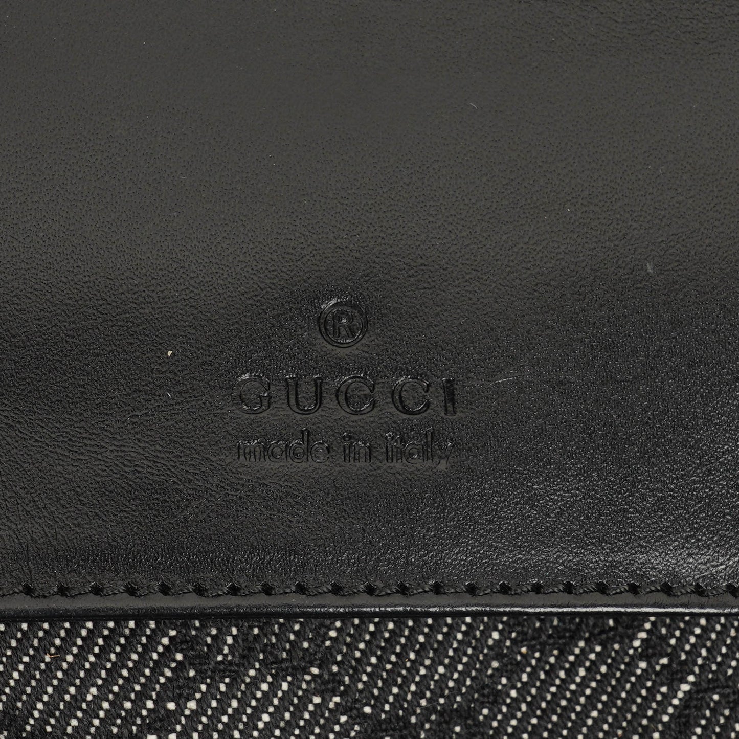 Gucci GG Black Monogram Canvas Belt Bag