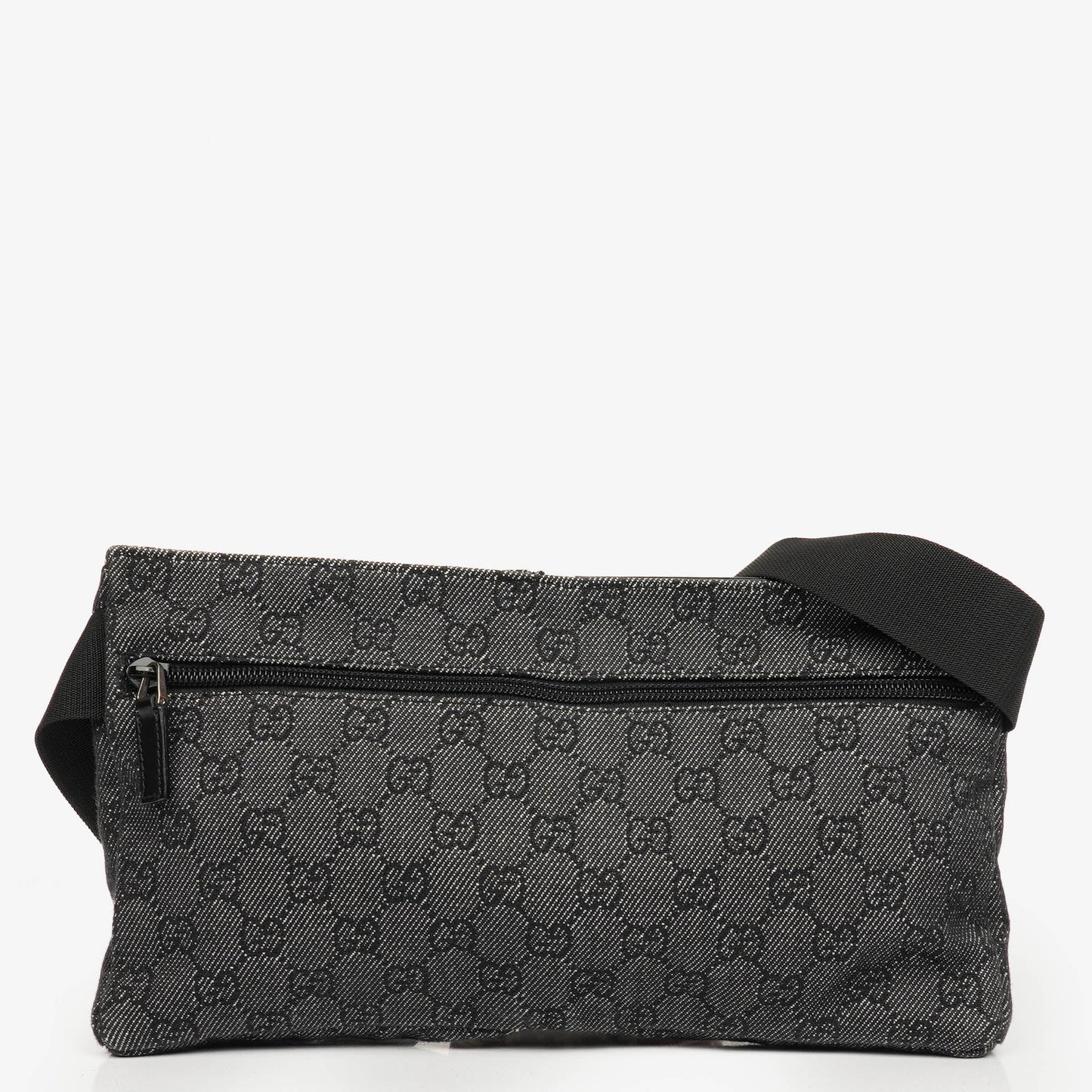 Gucci GG Black Monogram Canvas Belt Bag