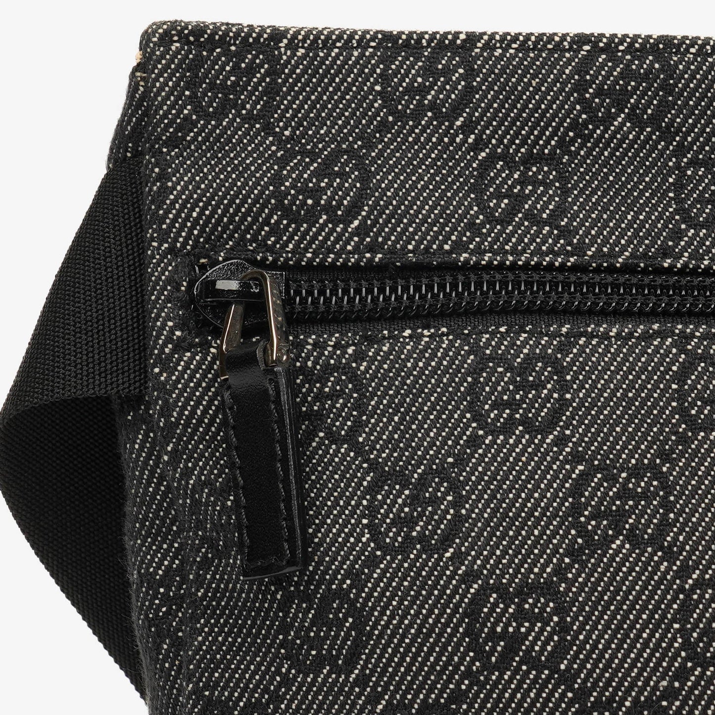Gucci GG Black Monogram Canvas Belt Bag