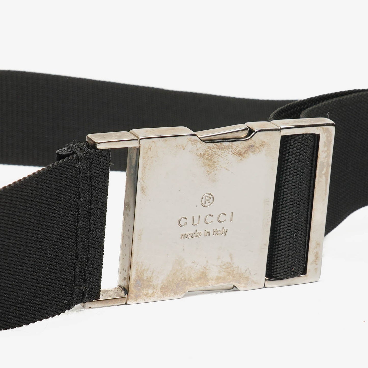 Gucci GG Black Monogram Canvas Belt Bag