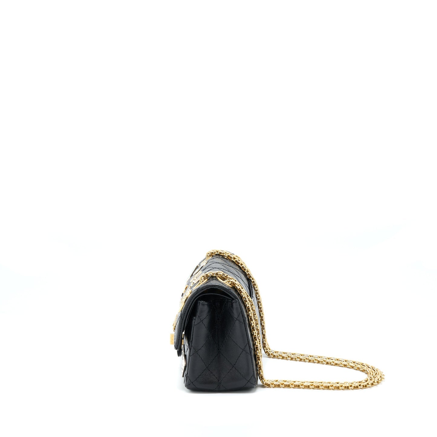 Chanel Mini 2.55 Reissue Flap Bag Lucky Charms Casino Limited Aged Calfskin With