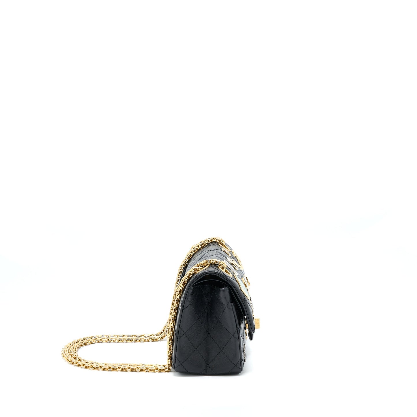 Chanel Mini 2.55 Reissue Flap Bag Lucky Charms Casino Limited Aged Calfskin With