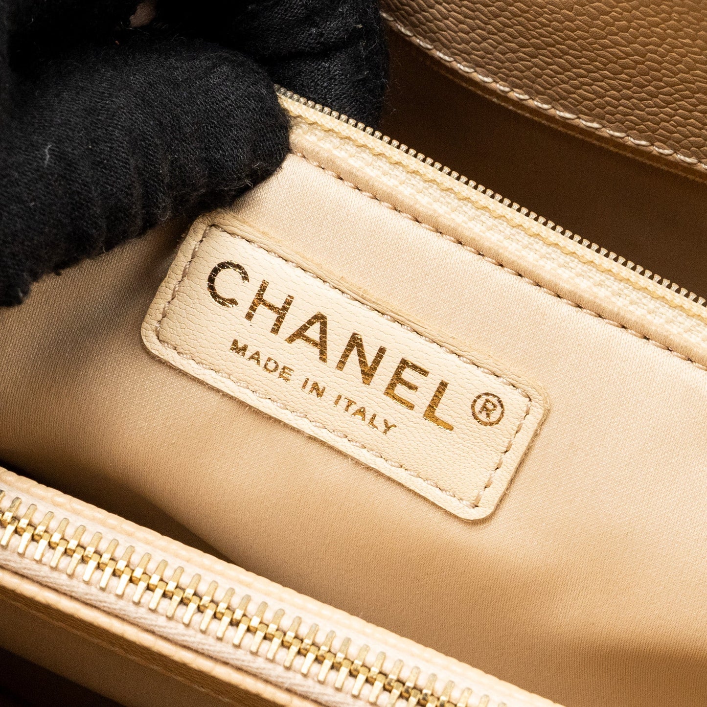 Chanel Grand Shopping Tote Caviar Beige