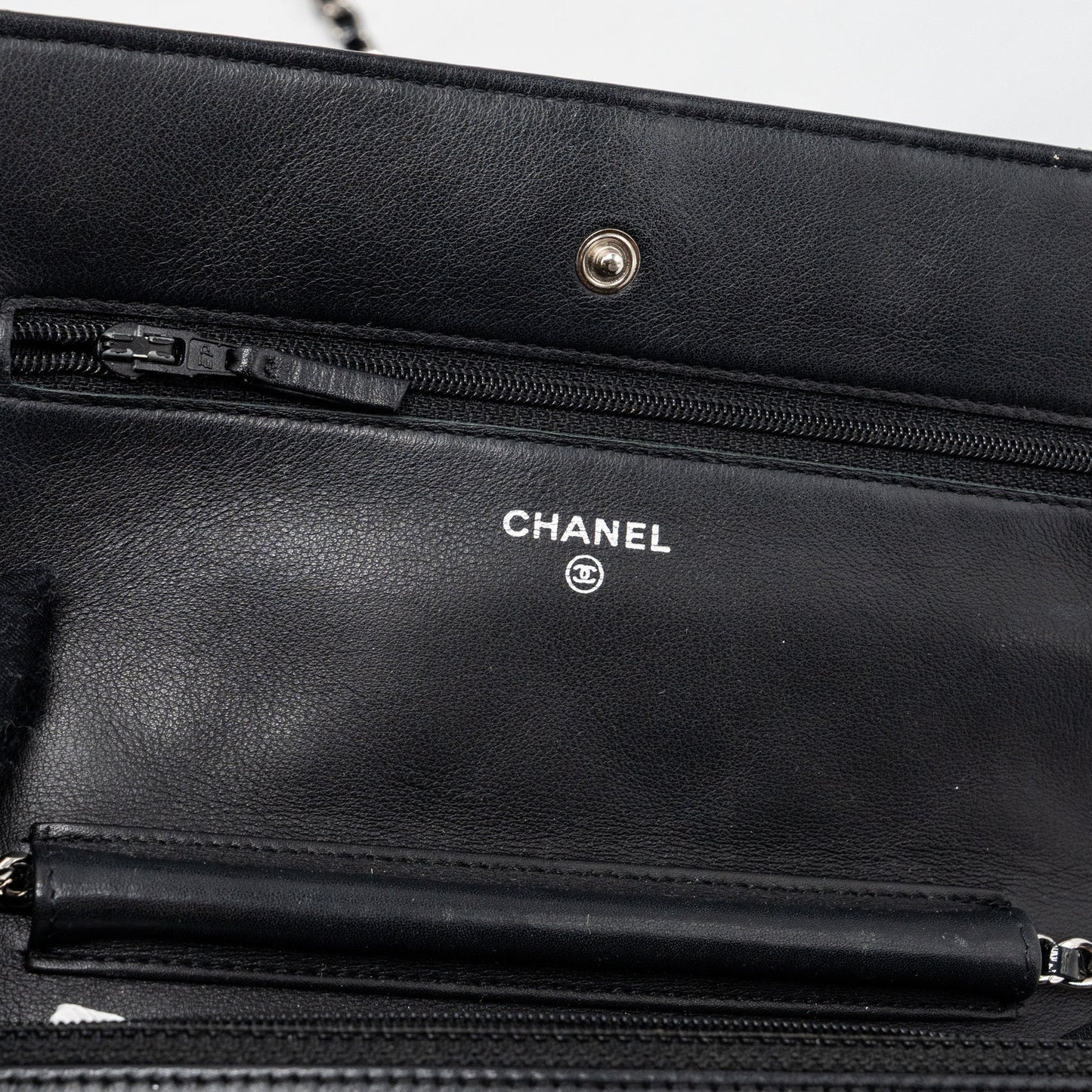 Chanel Classic Wallet On Chain Patent Black