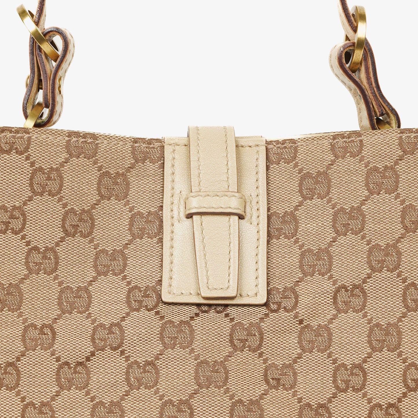 Gucci GG Canvas Beige Shoulder Bag