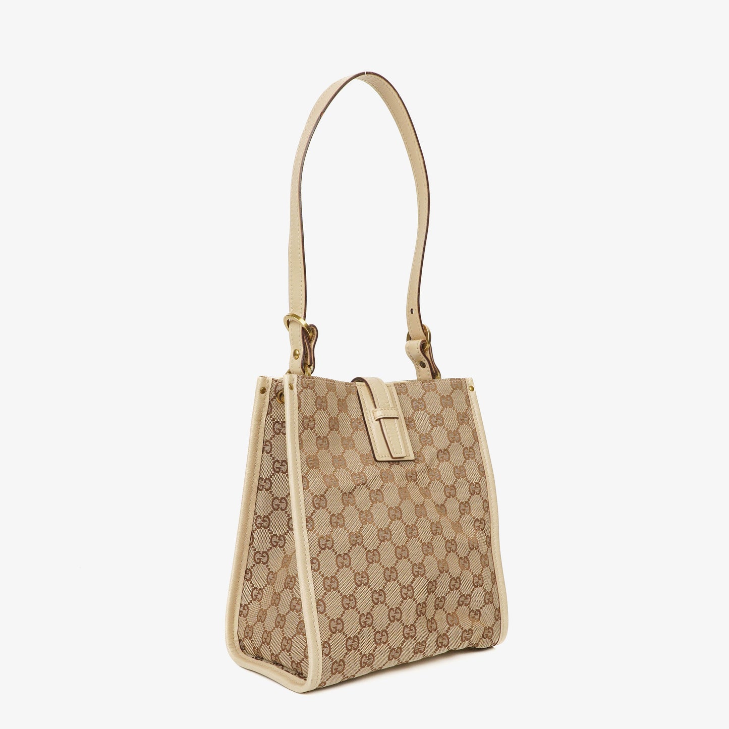 Gucci GG Canvas Beige Shoulder Bag