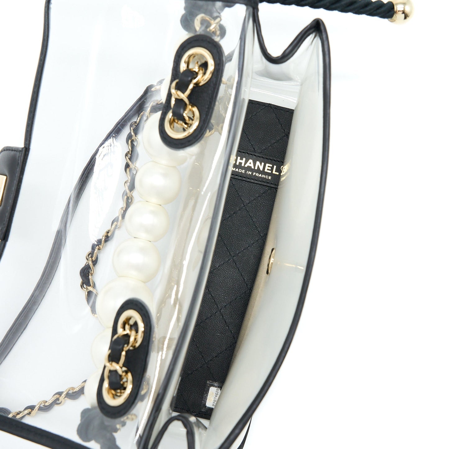 Chanel Sand By The Sea Flap Bag PVC/ Lambskin L