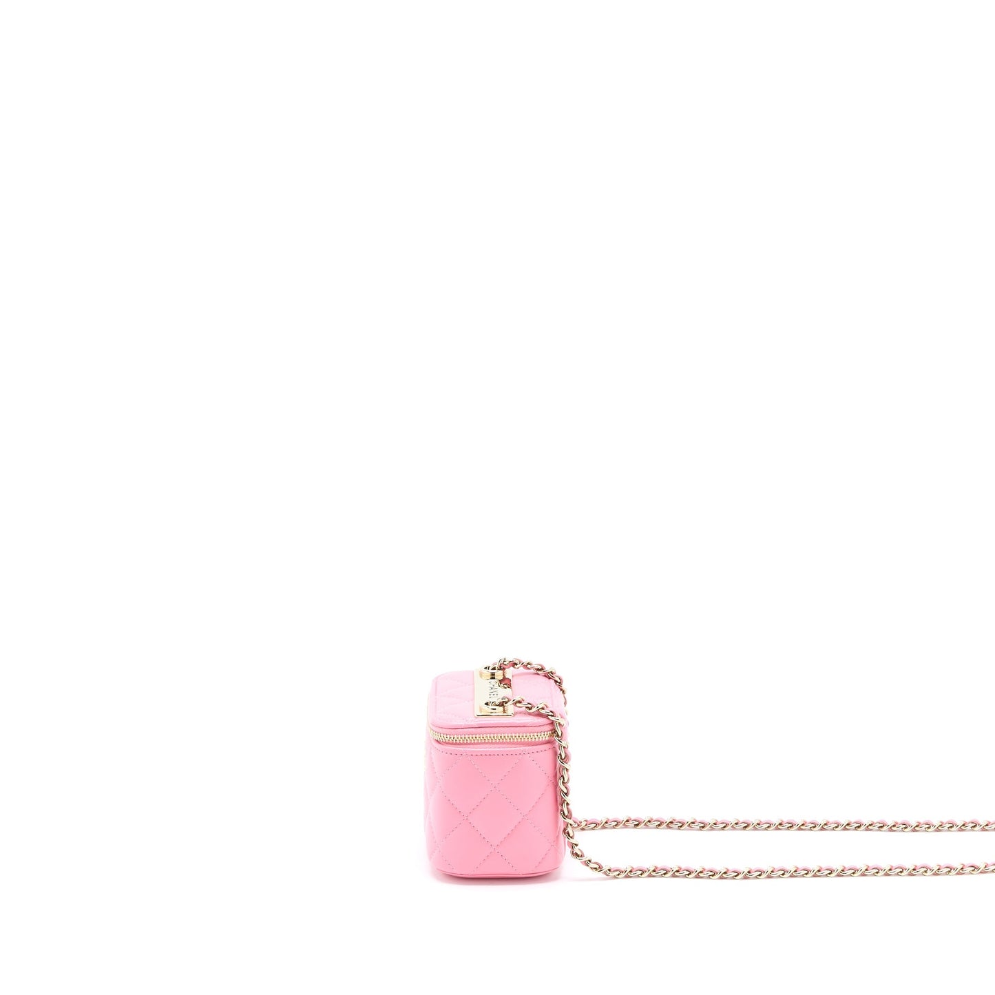 Chanel Mini Trendy CC Vanity with Chain Lambskin Pink L