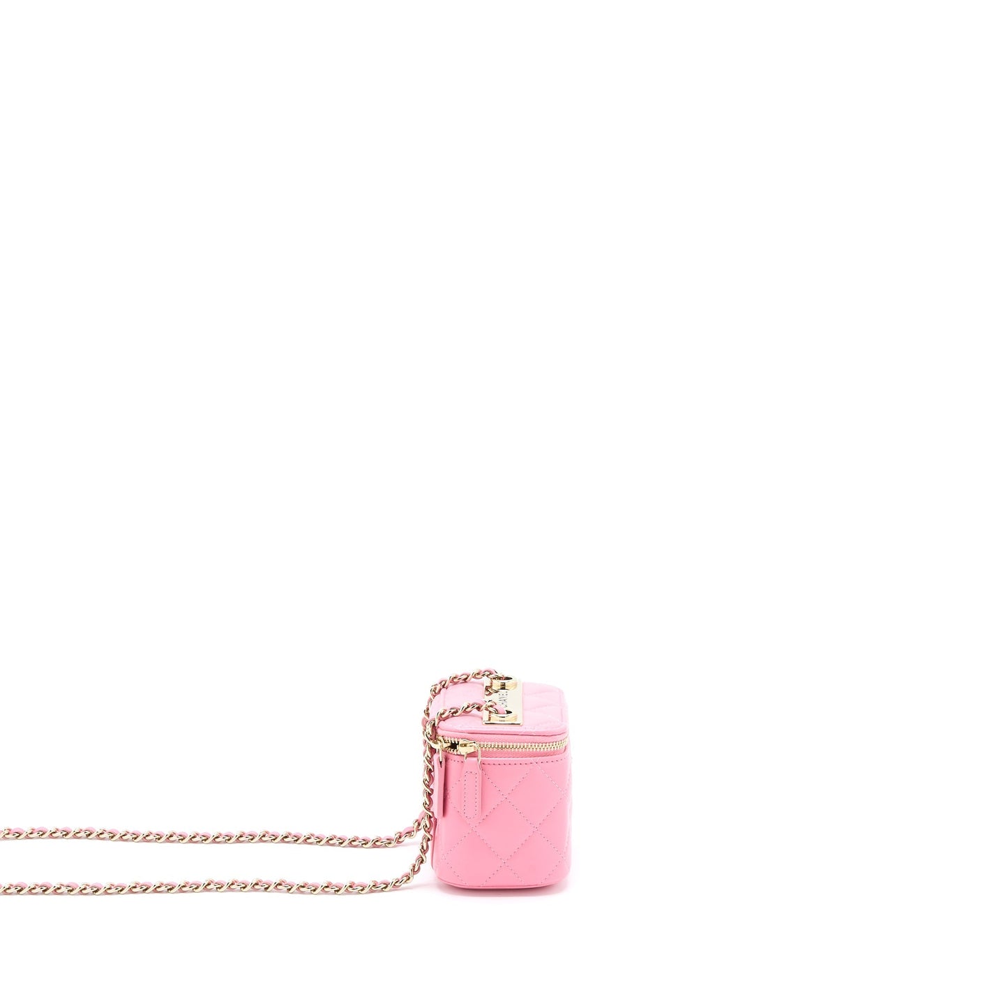 Chanel Mini Trendy CC Vanity with Chain Lambskin Pink L