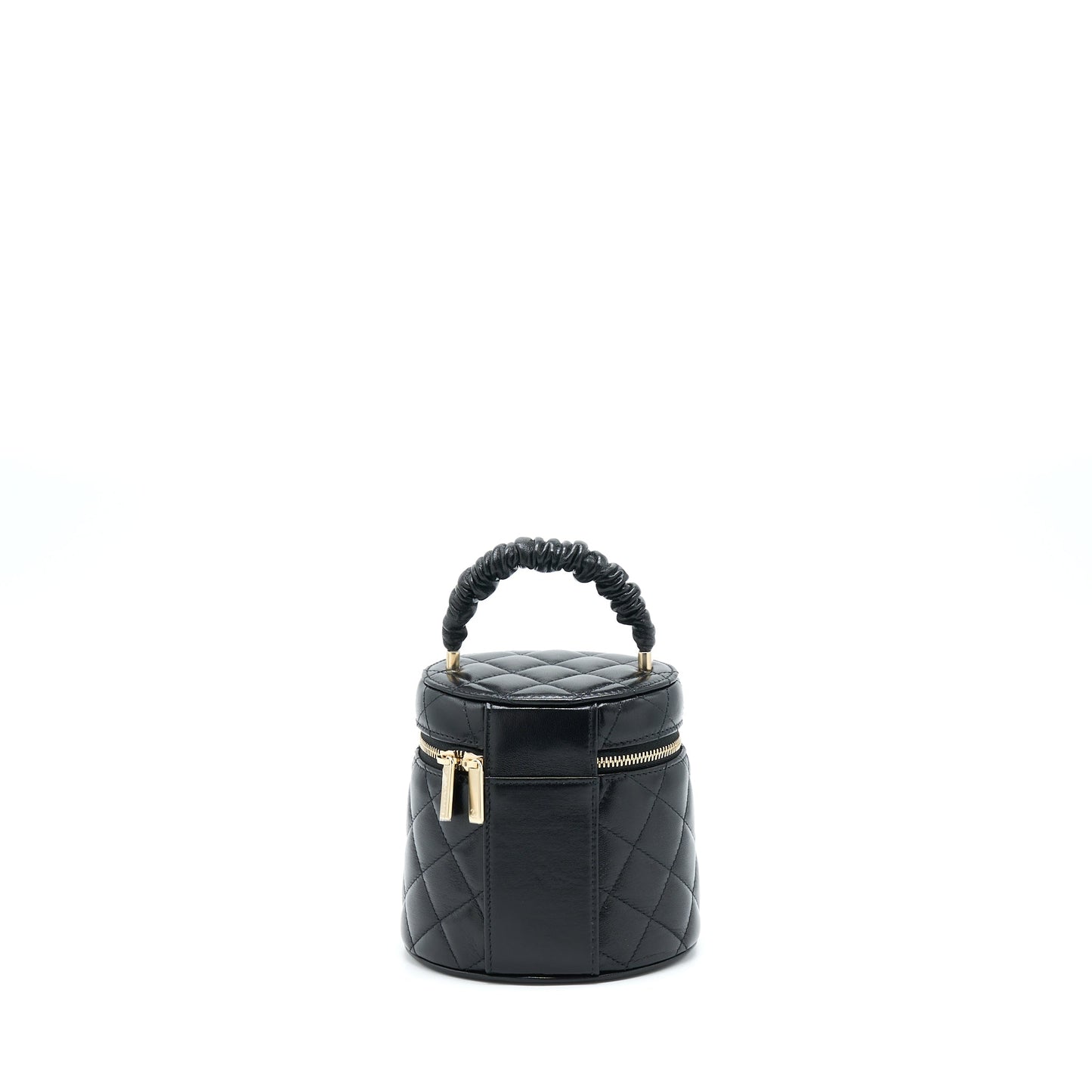 Chanel 22S Top Handle Vanity Lambskin Black L