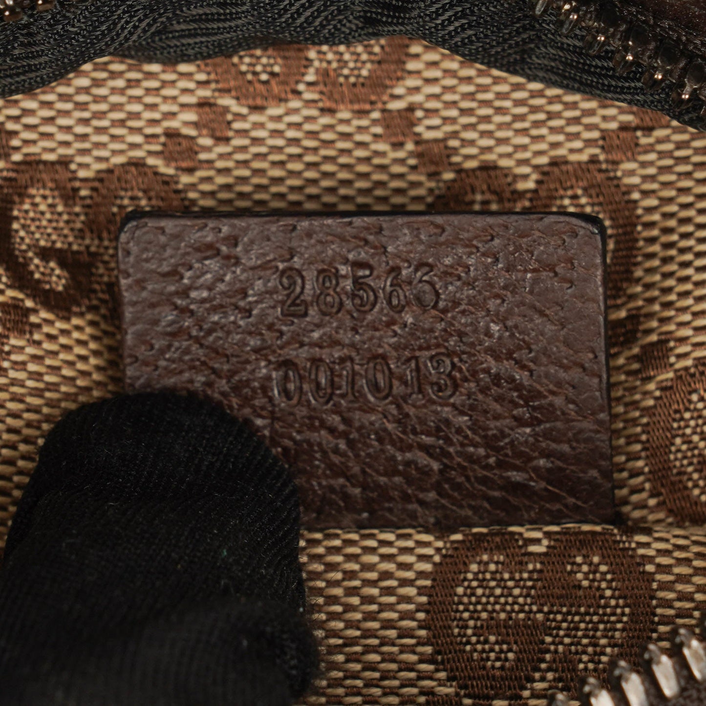 Gucci GG Brown/Beige Monogram Canvas Belt Bag