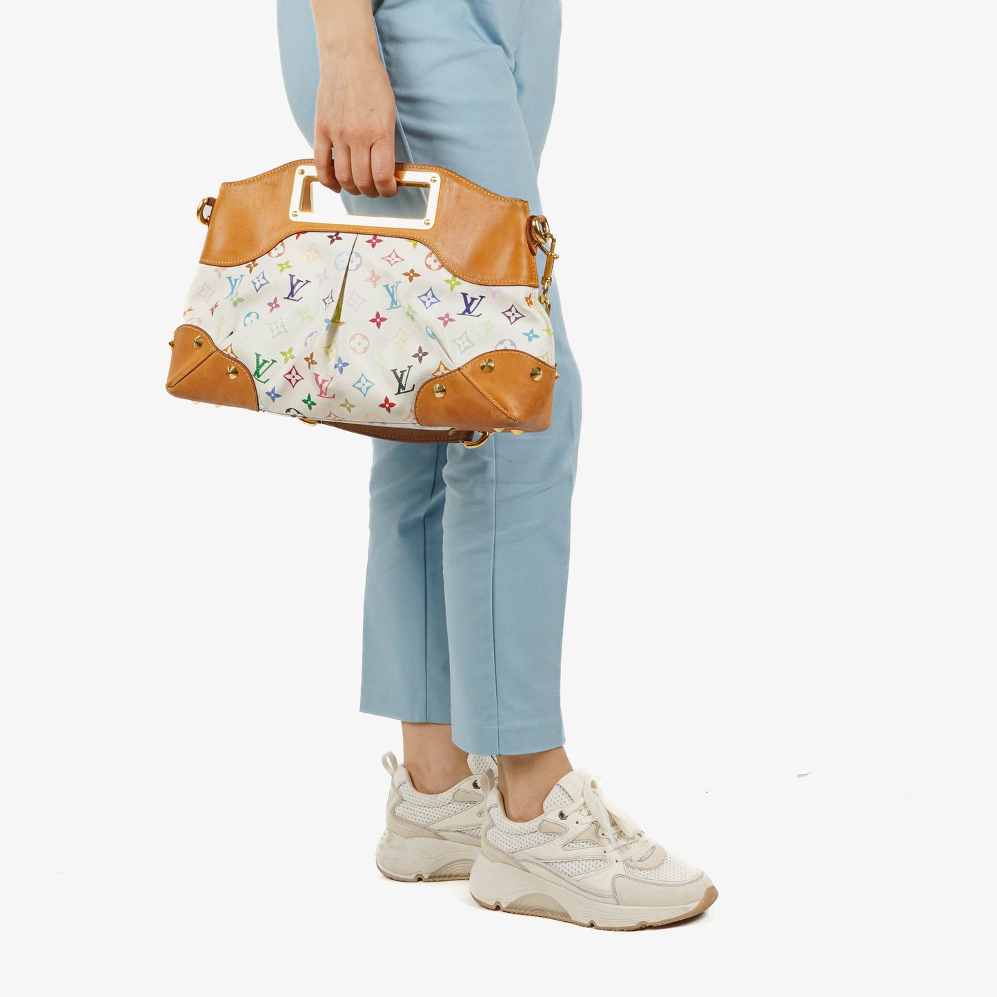 Louis Vuitton x Takashi Murakami Monogram Multicolor Judy MM Bag