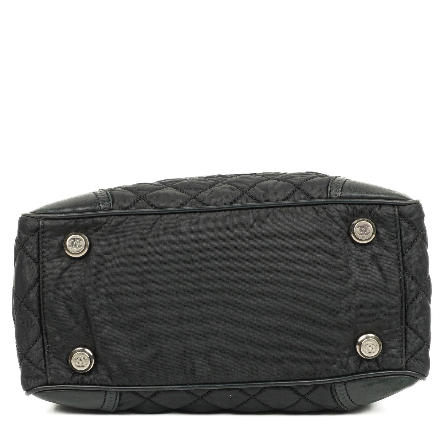 Chanel Black Paris New York Line Tote Bag