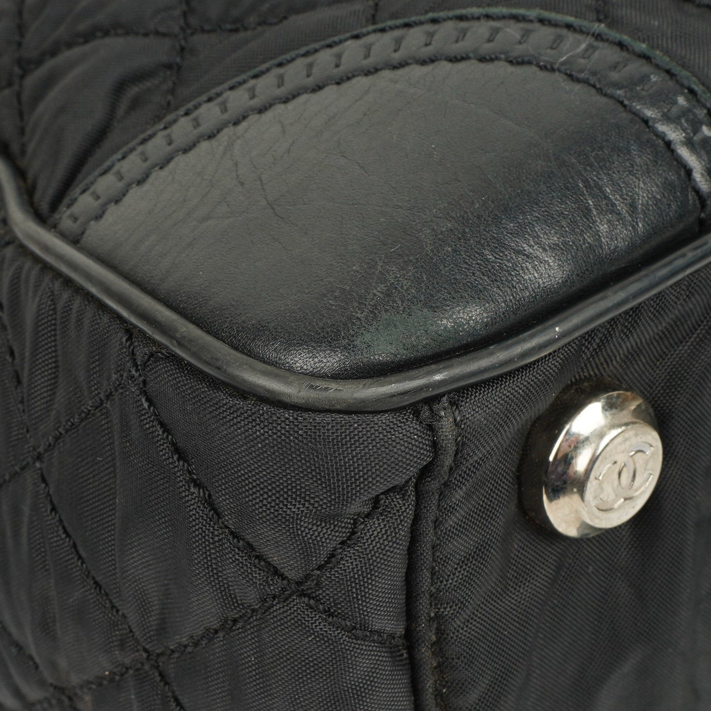 Chanel Black Paris New York Line Tote Bag