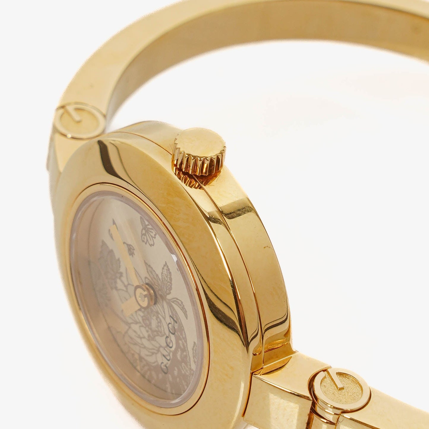 Gucci 105 Gold-PlatedStainless Steel Womans Watch
