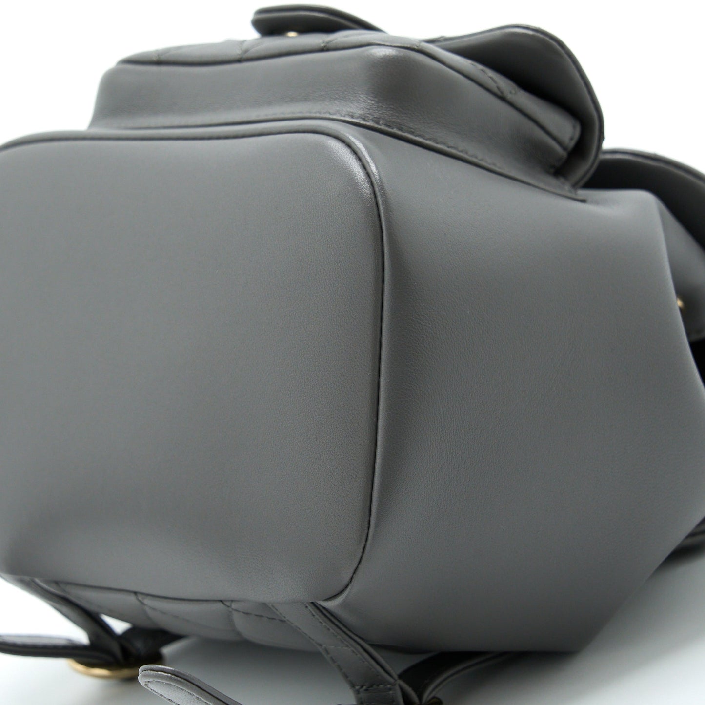 Chanel 22A Duma Backpack Lambskin Dark Grey L