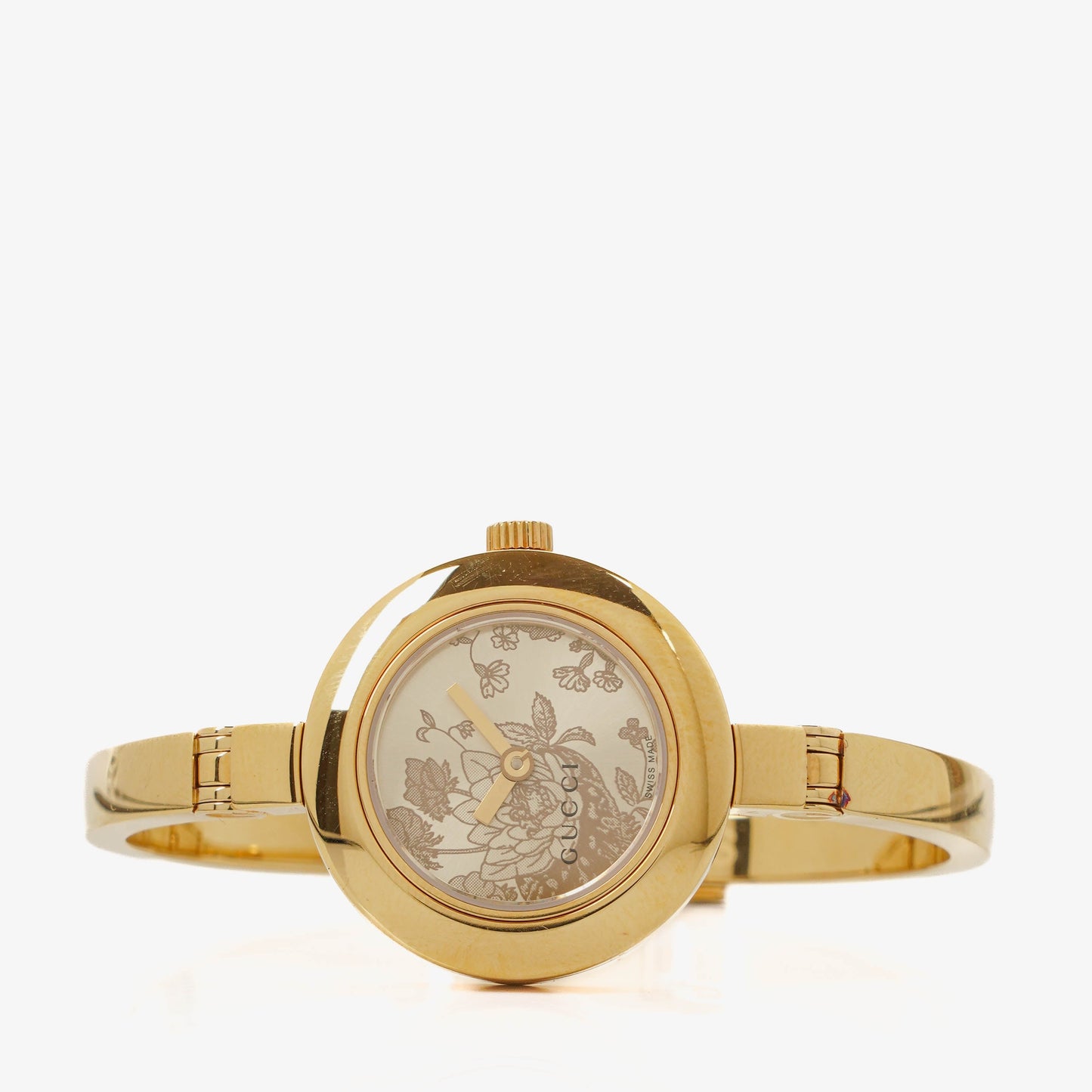 Gucci 105 Gold-PlatedStainless Steel Womans Watch