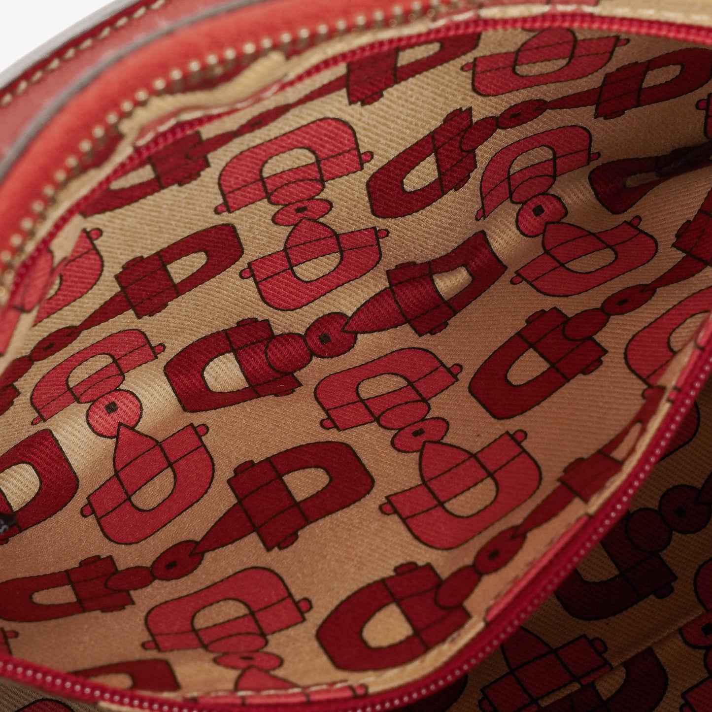 Gucci D Gold Ring Leather Hobo Bag