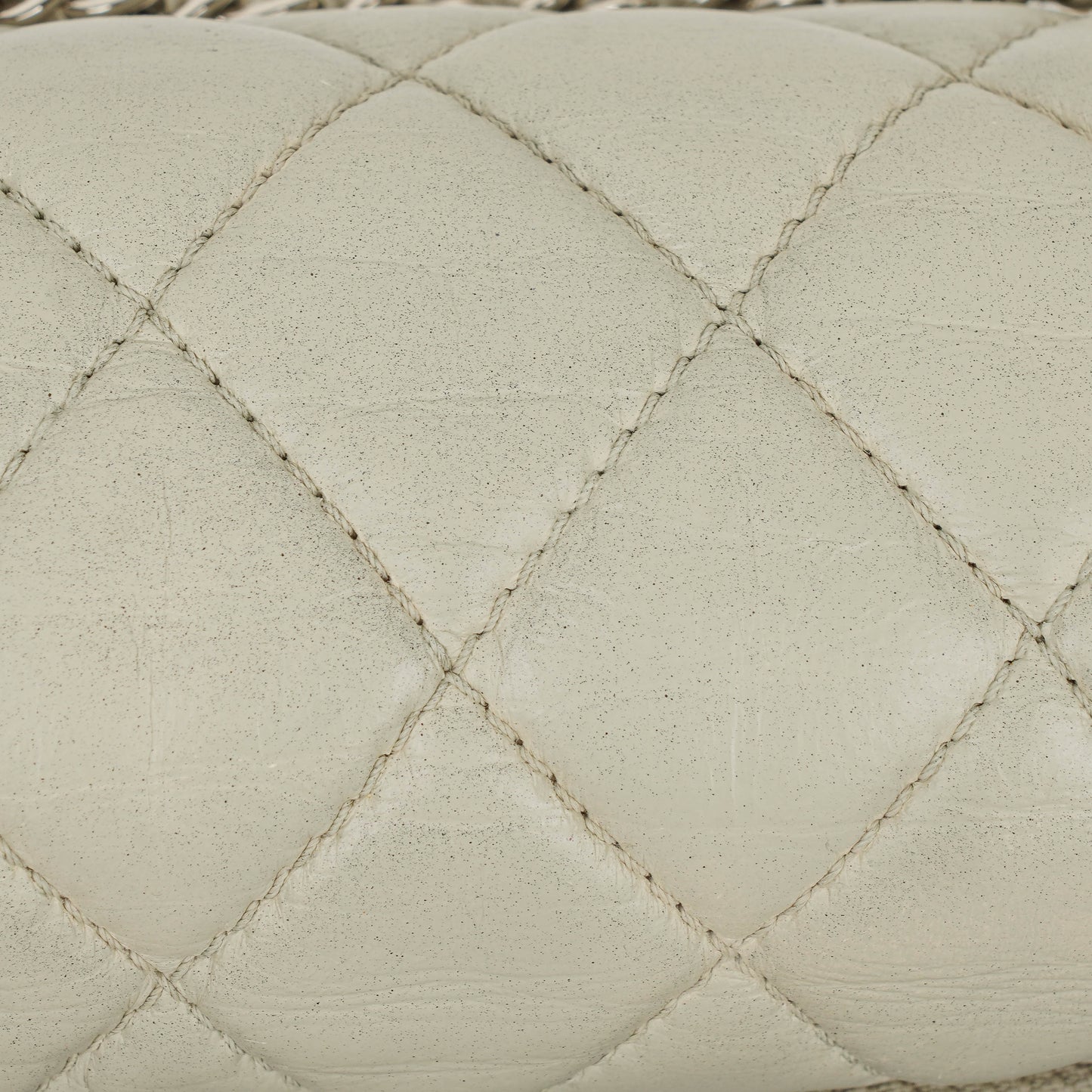 Chanel East West Quilted Leather Flap Bag With Silver-Tone Hardware