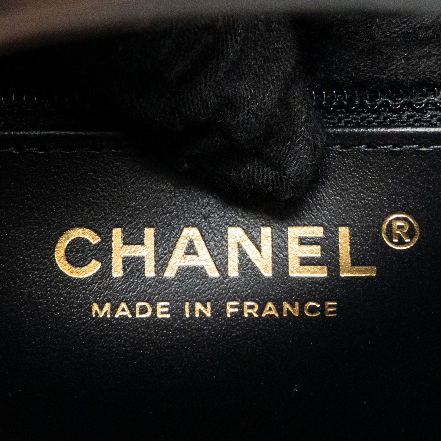 Chanel 23k Mini Shopping Bag Calfskin Black  (microchip)