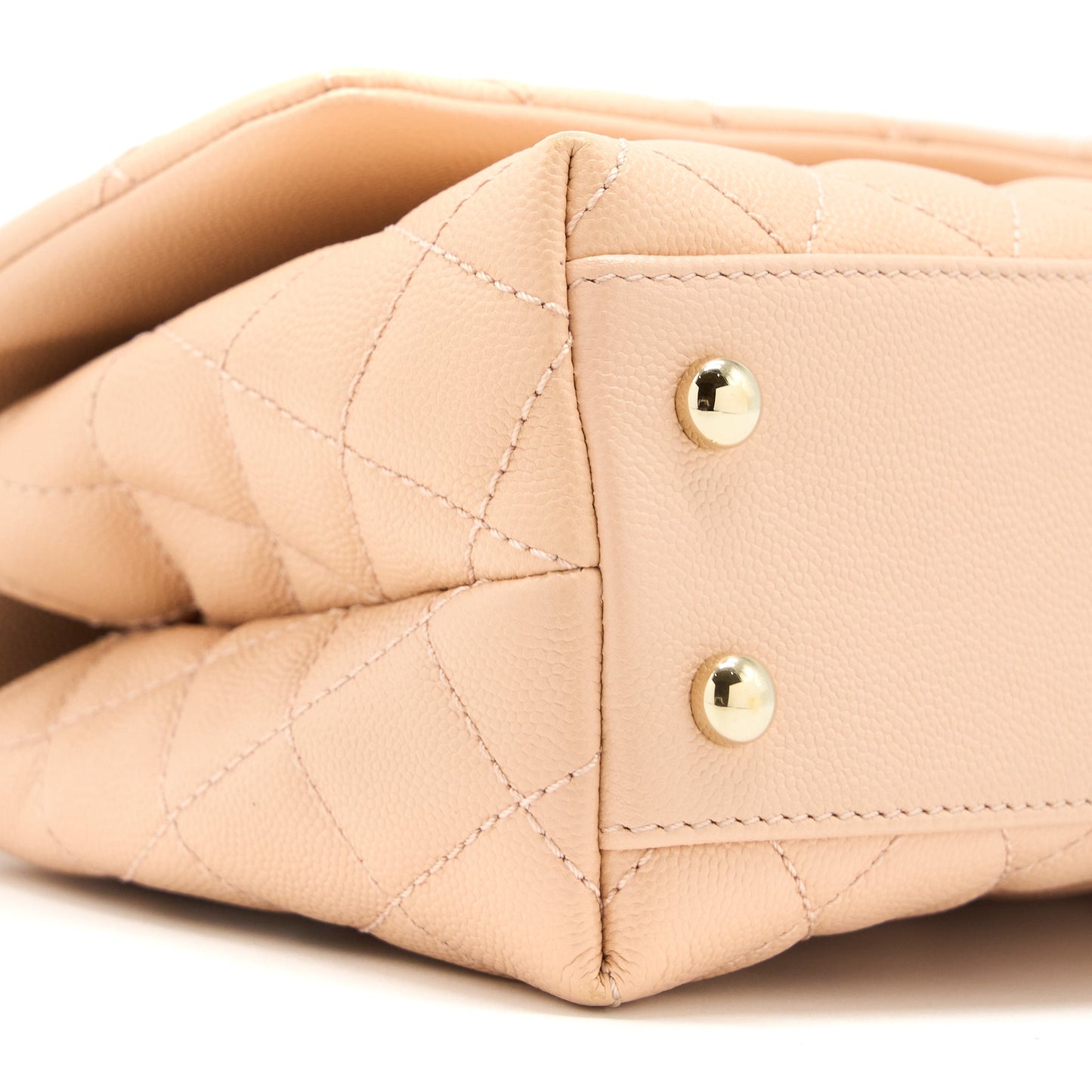 Chanel Small Coco Handle Caviar Light Pink L