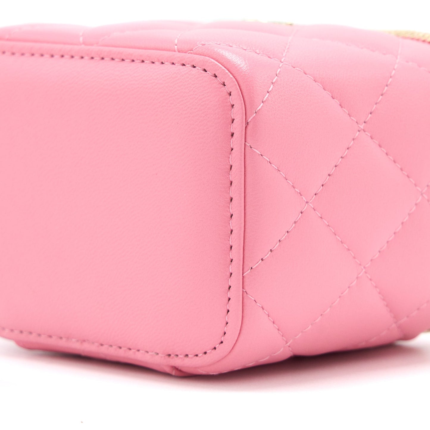 Chanel Mini Trendy CC Vanity with Chain Lambskin Pink L