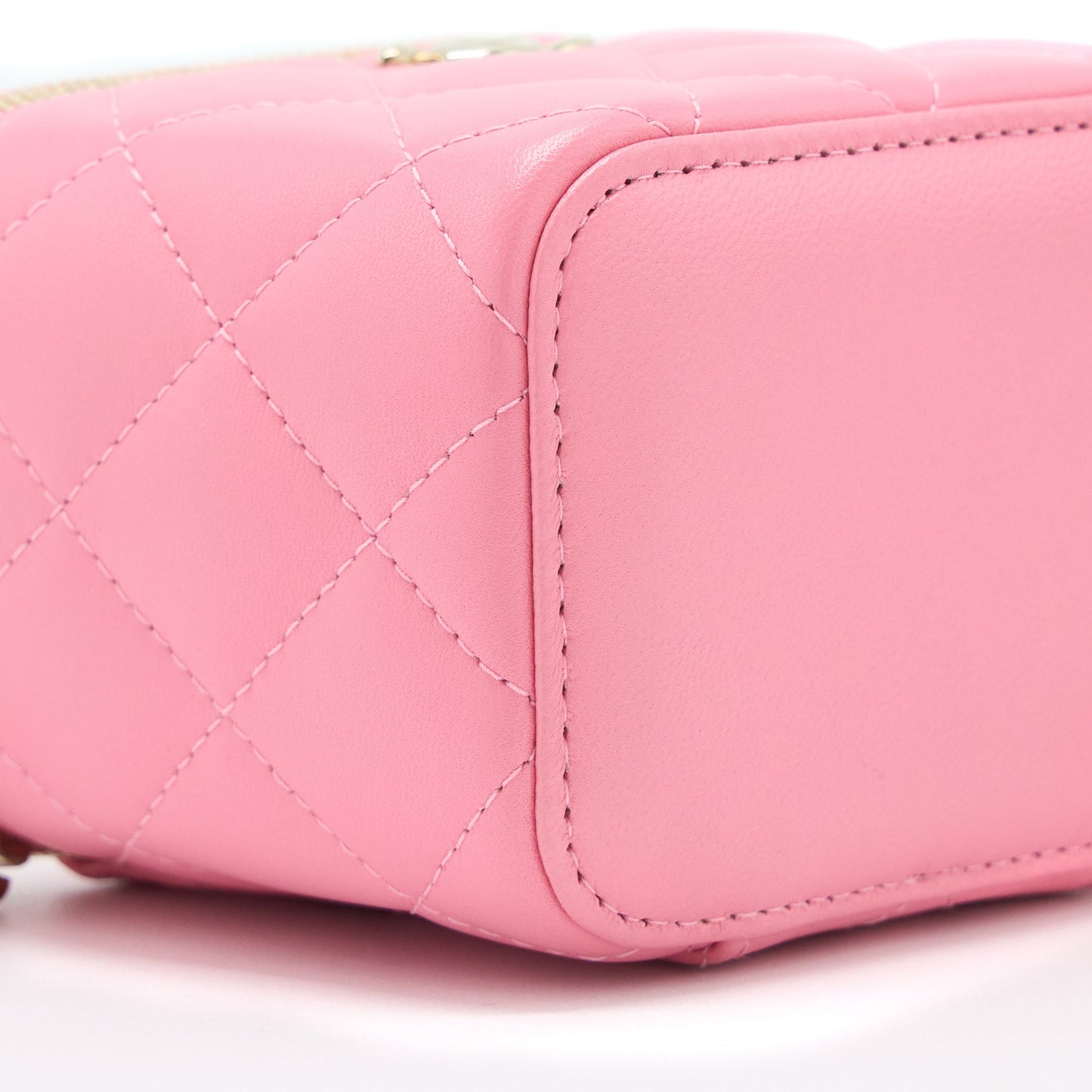 Chanel Mini Trendy CC Vanity with Chain Lambskin Pink L