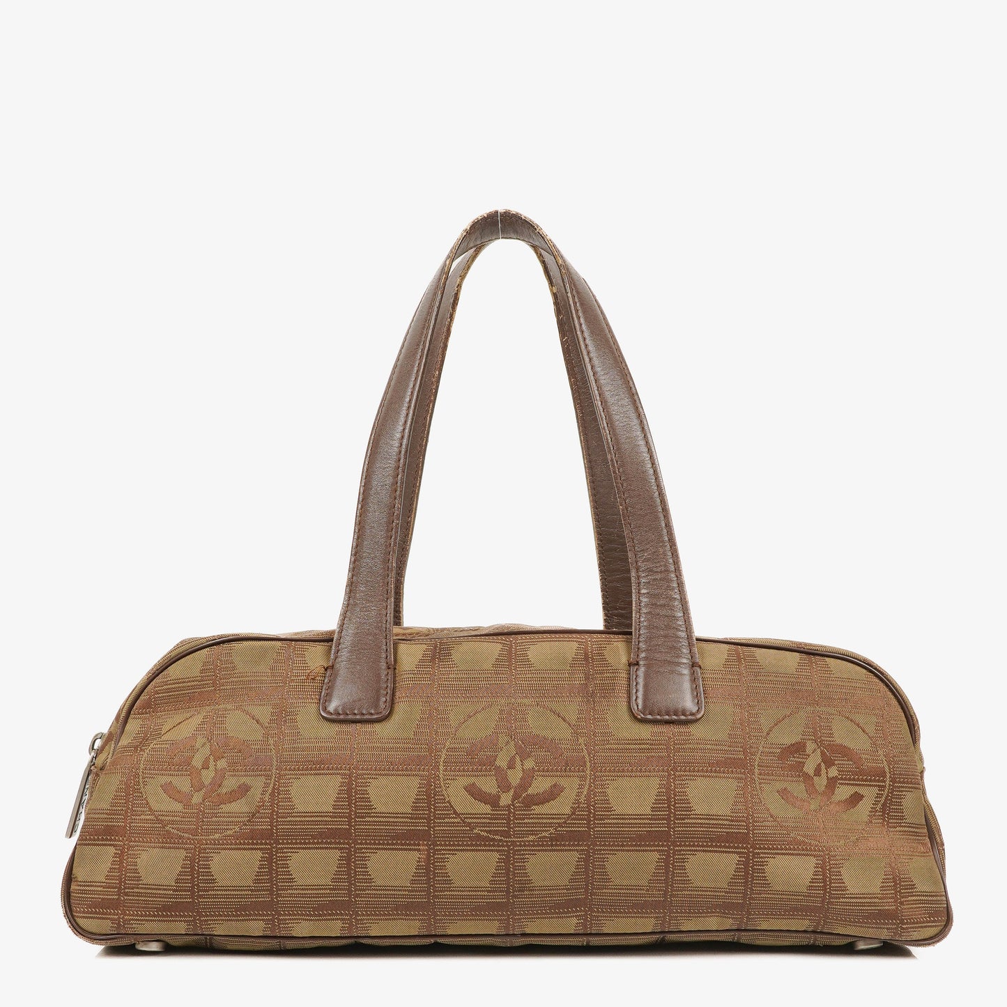 Chanel Beige New Travel Line Nylon Mini Boston Bag