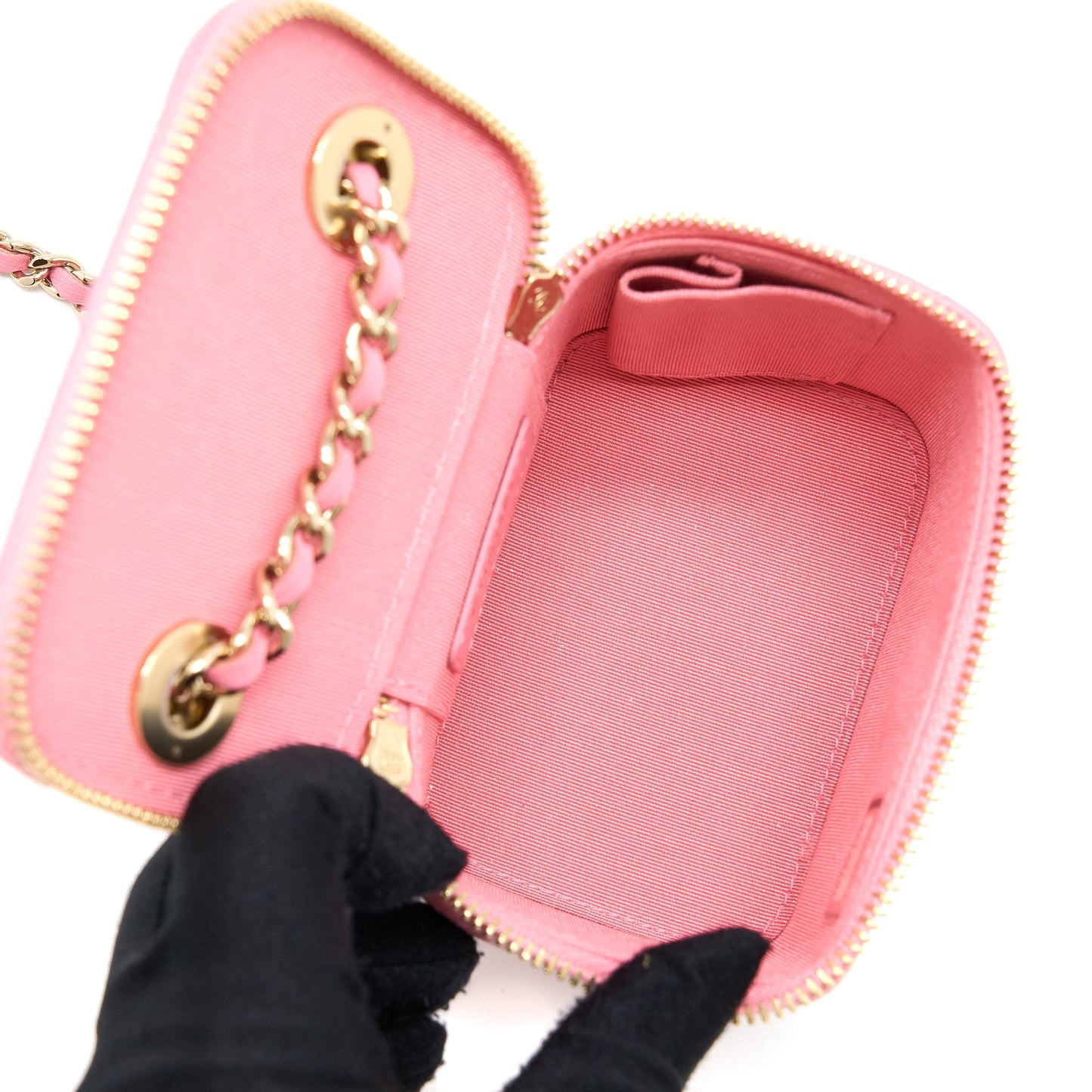 Chanel Mini Trendy CC Vanity with Chain Lambskin Pink L