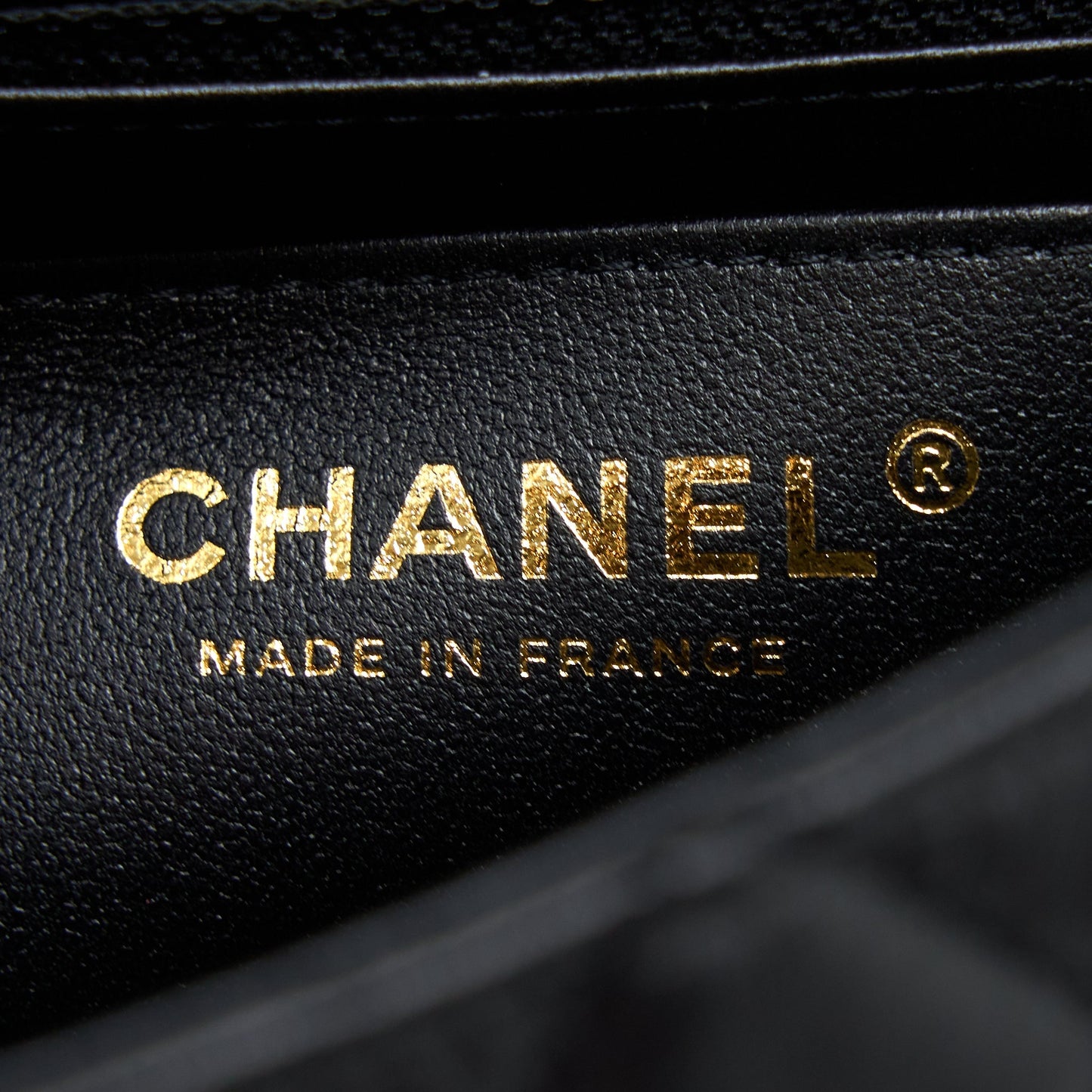 Chanel 22K Coco Chain Quilted Flap Bag Lambskin Black Brushed  (Microchip)