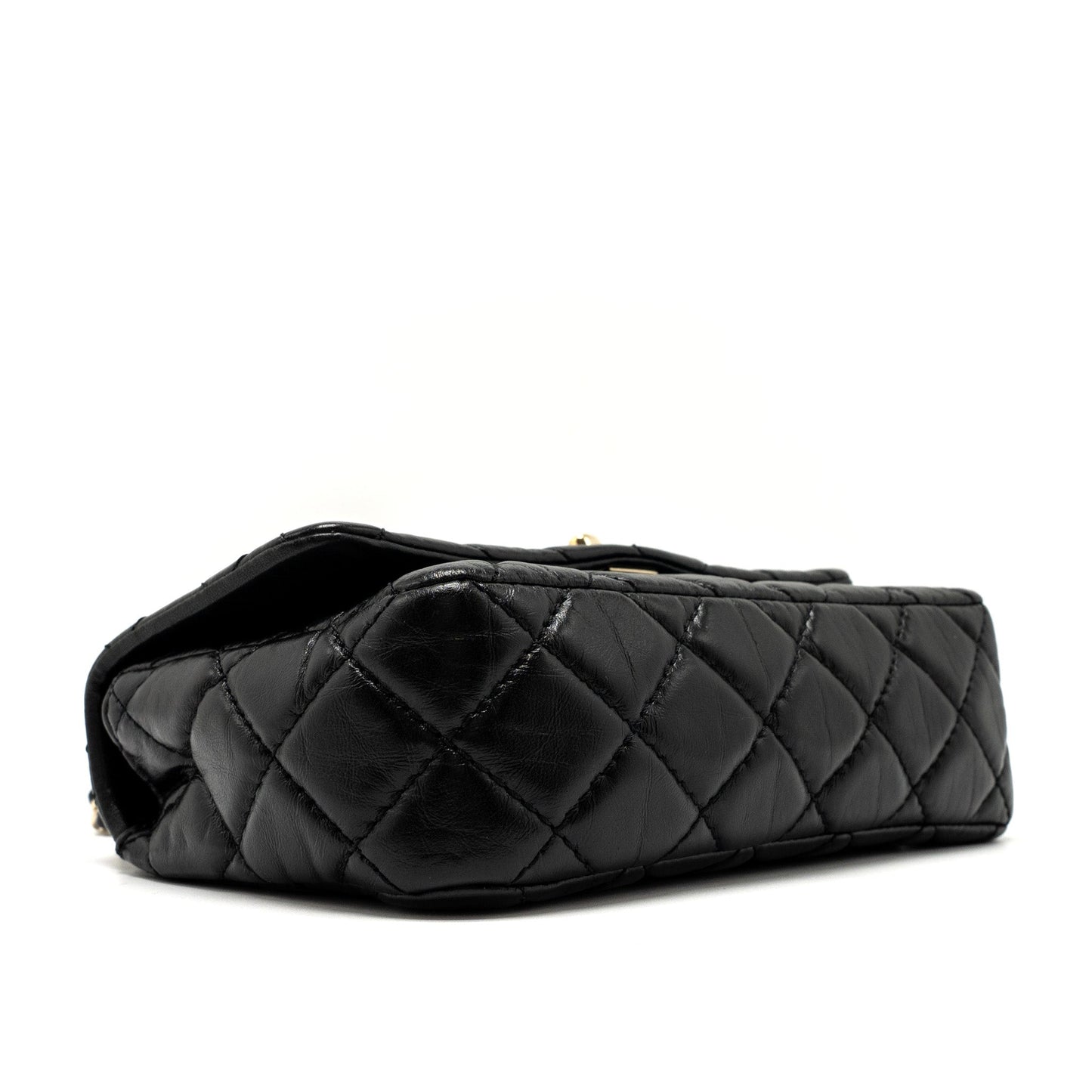 Chanel Mont Coco Mini Flap Bag Shiny Lambskin Black L