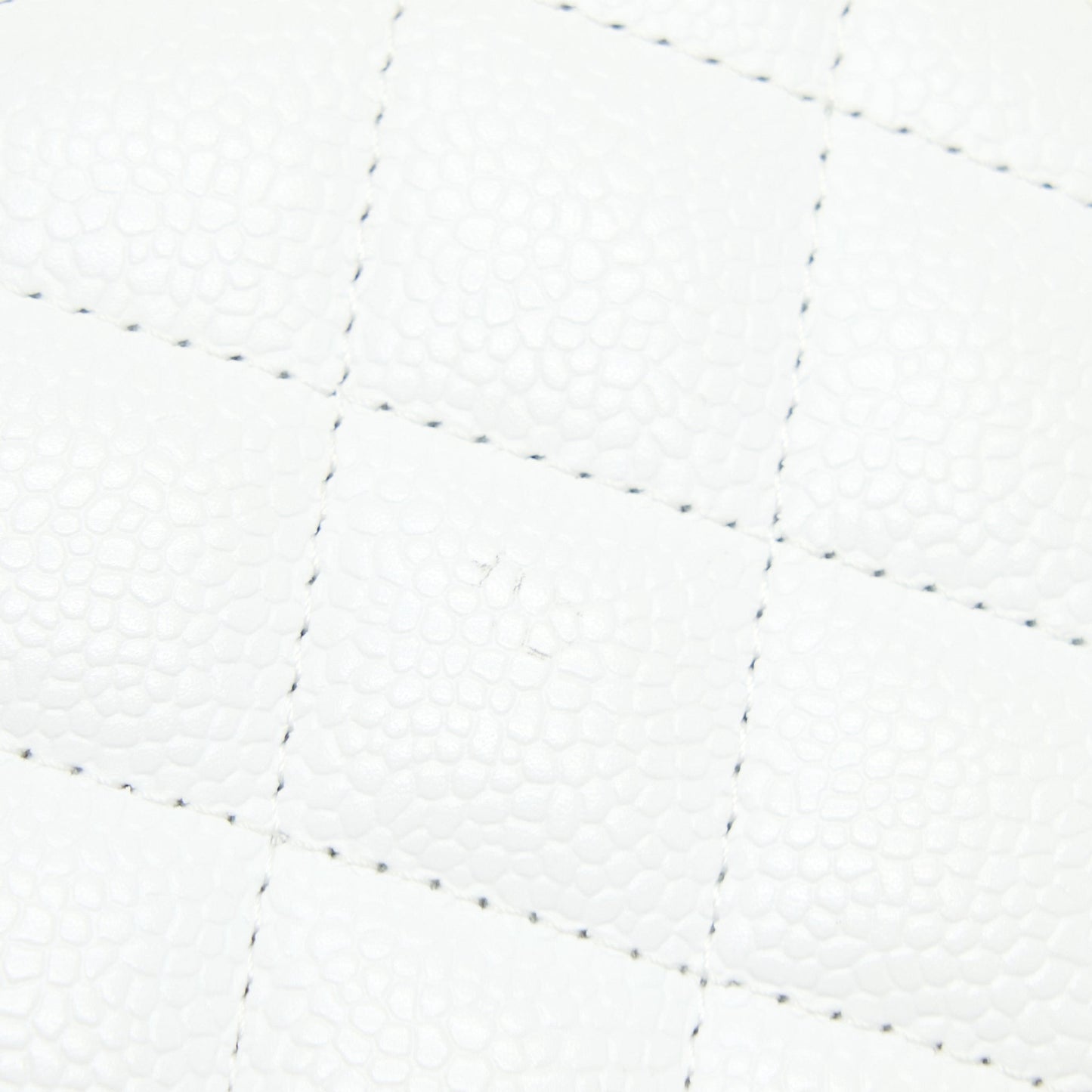 Chanel Medium Classic Flap Caviar White