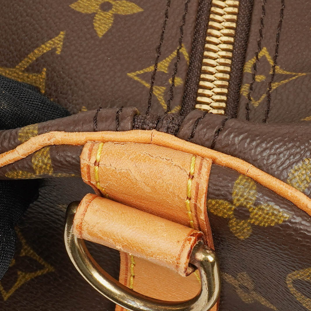 Louis Vuitton Keepall 50 Bandouliere Monogram Canvas Travel Bag