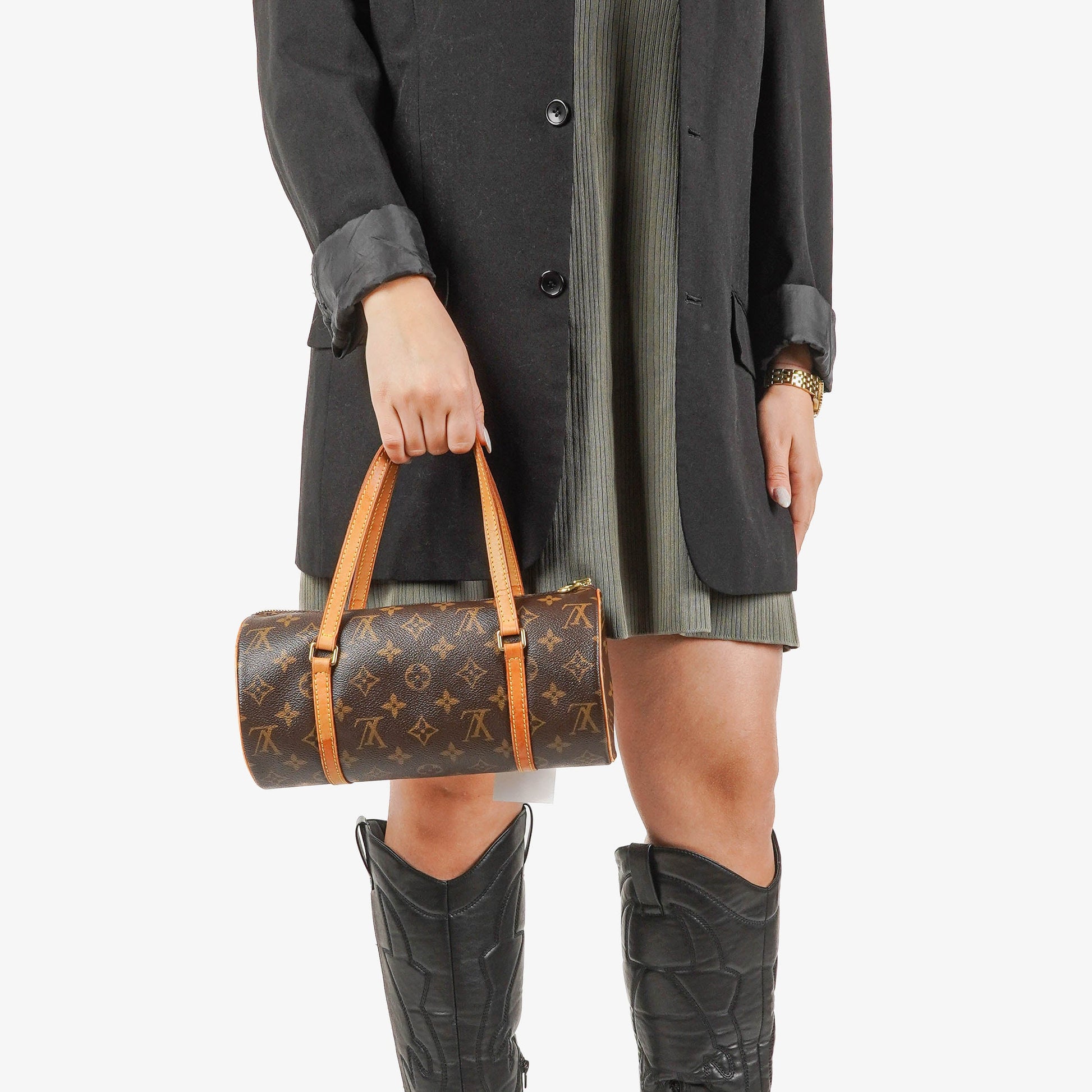 Louis Vuitton Papillon 30  Monogram Canvas Handbag