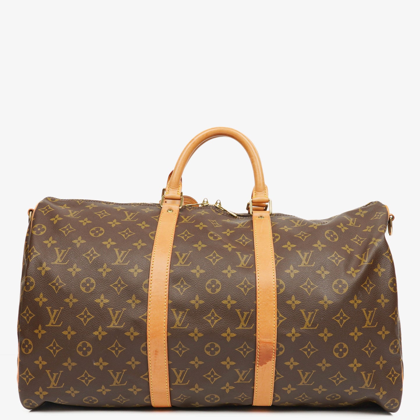 Louis Vuitton Keepall 50 Bandouliere Monogram Canvas Travel Bag