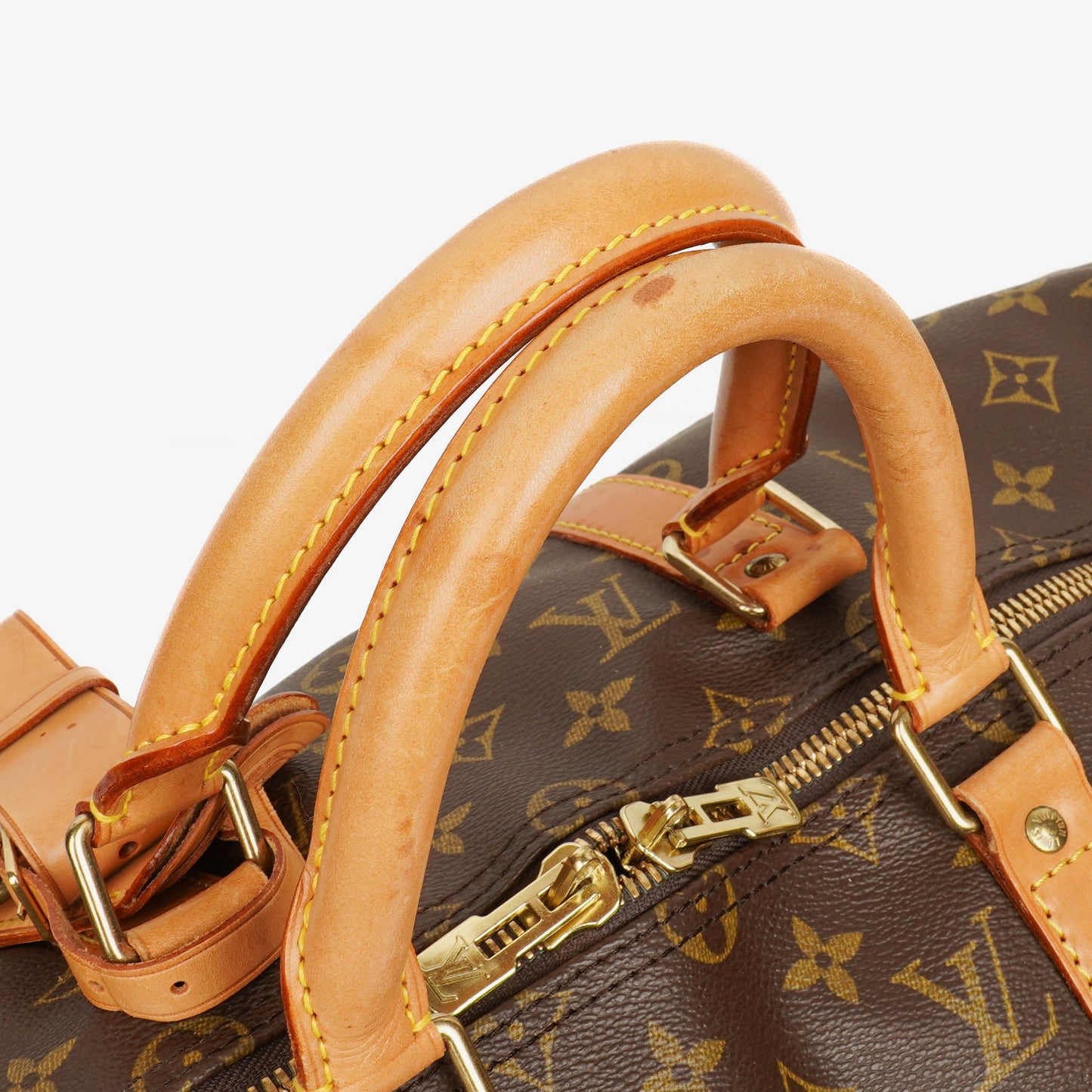 Louis Vuitton Keepall 50 Bandouliere Monogram Canvas Travel Bag