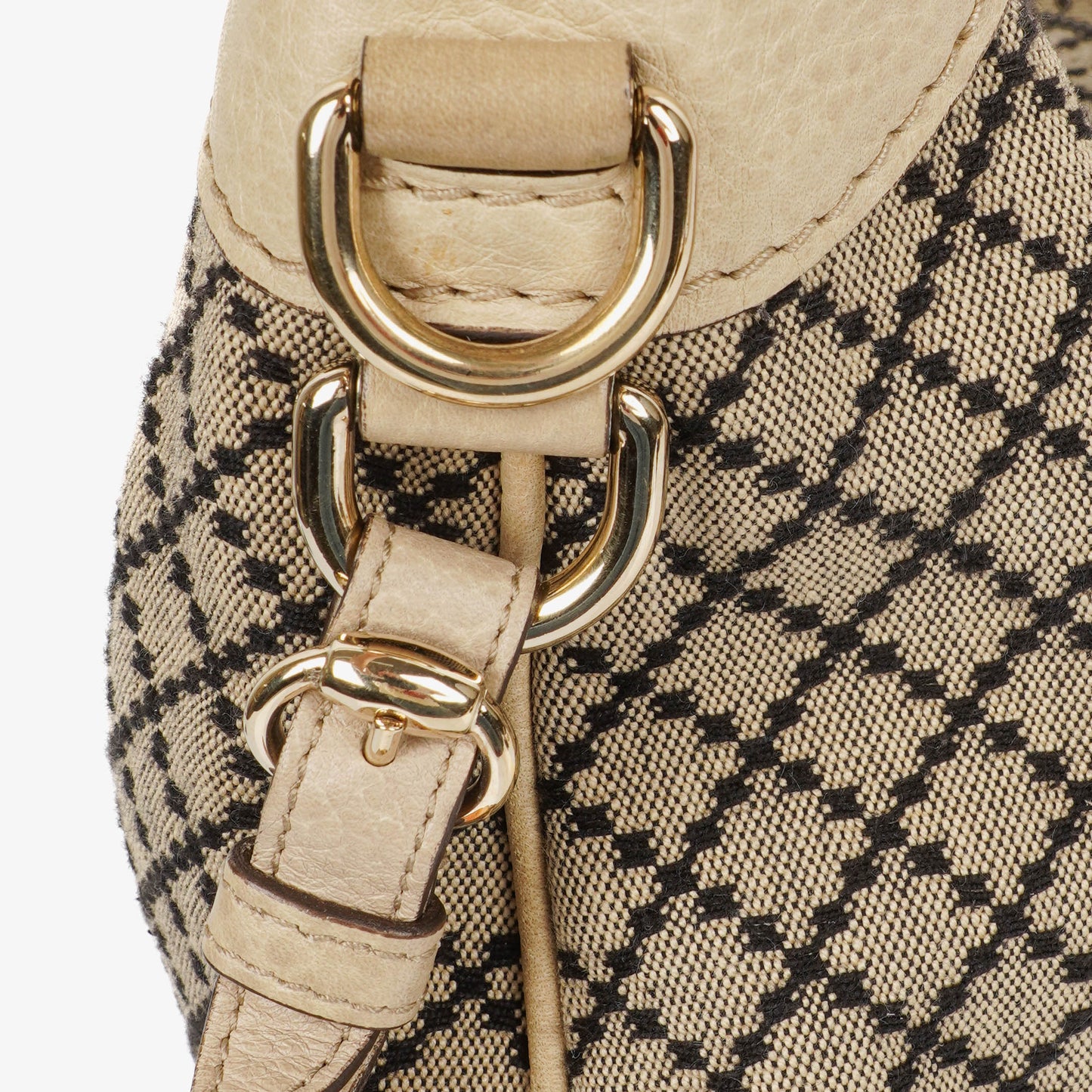 Gucci Jackie Leather Bamboo Tassel Hobo Bag