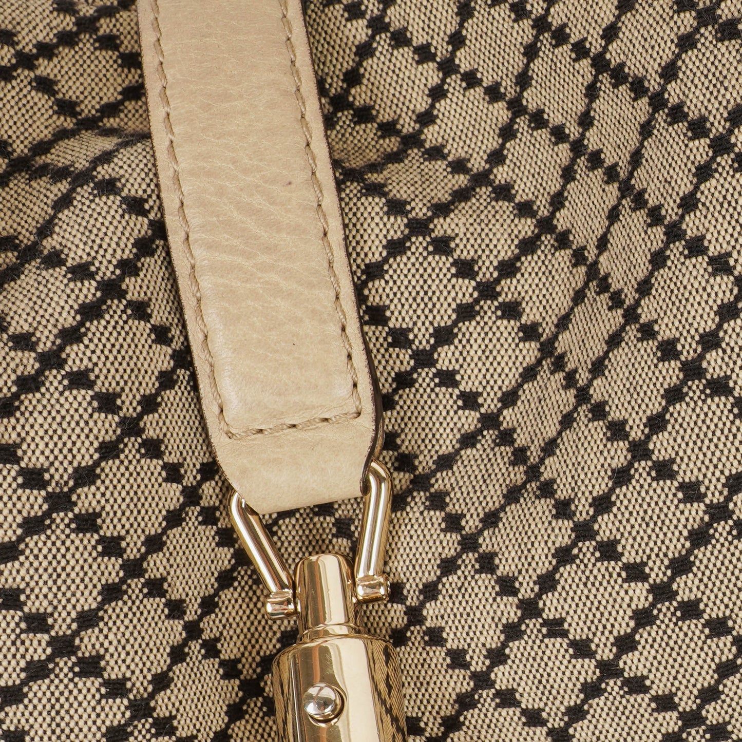 Gucci Jackie Leather Bamboo Tassel Hobo Bag