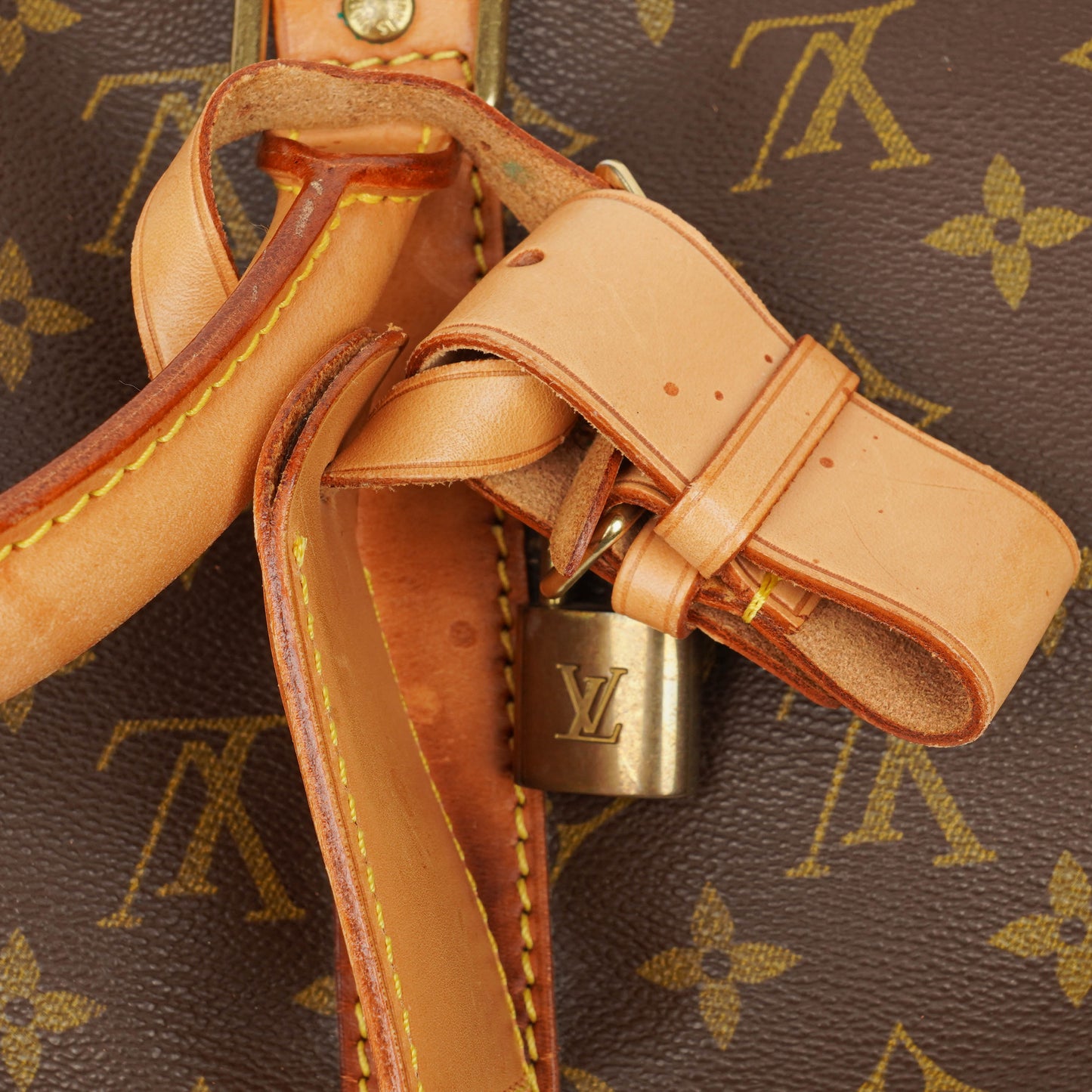 Louis Vuitton Keepall 50 Bandouliere Monogram Canvas Travel Bag