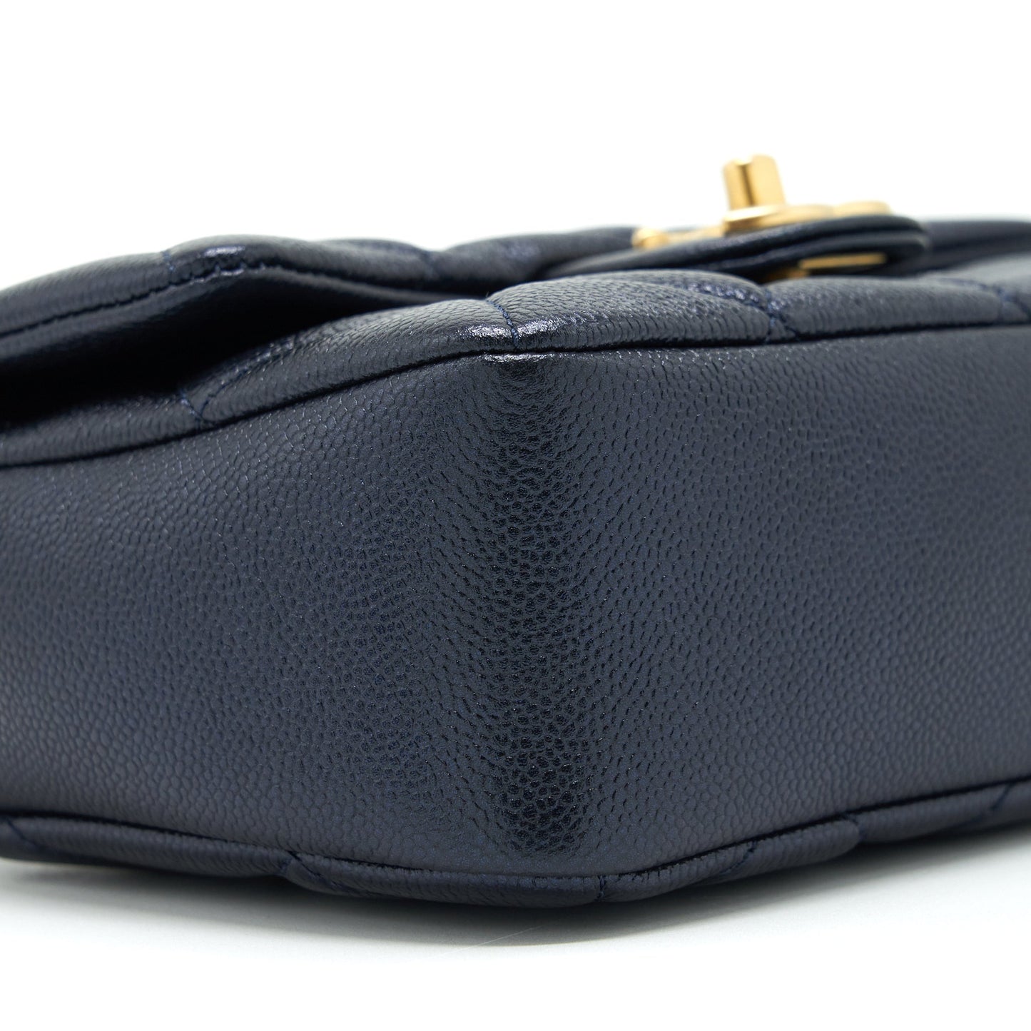 Chanel 21k My Perfect Mini Flap Bag Caviar Black