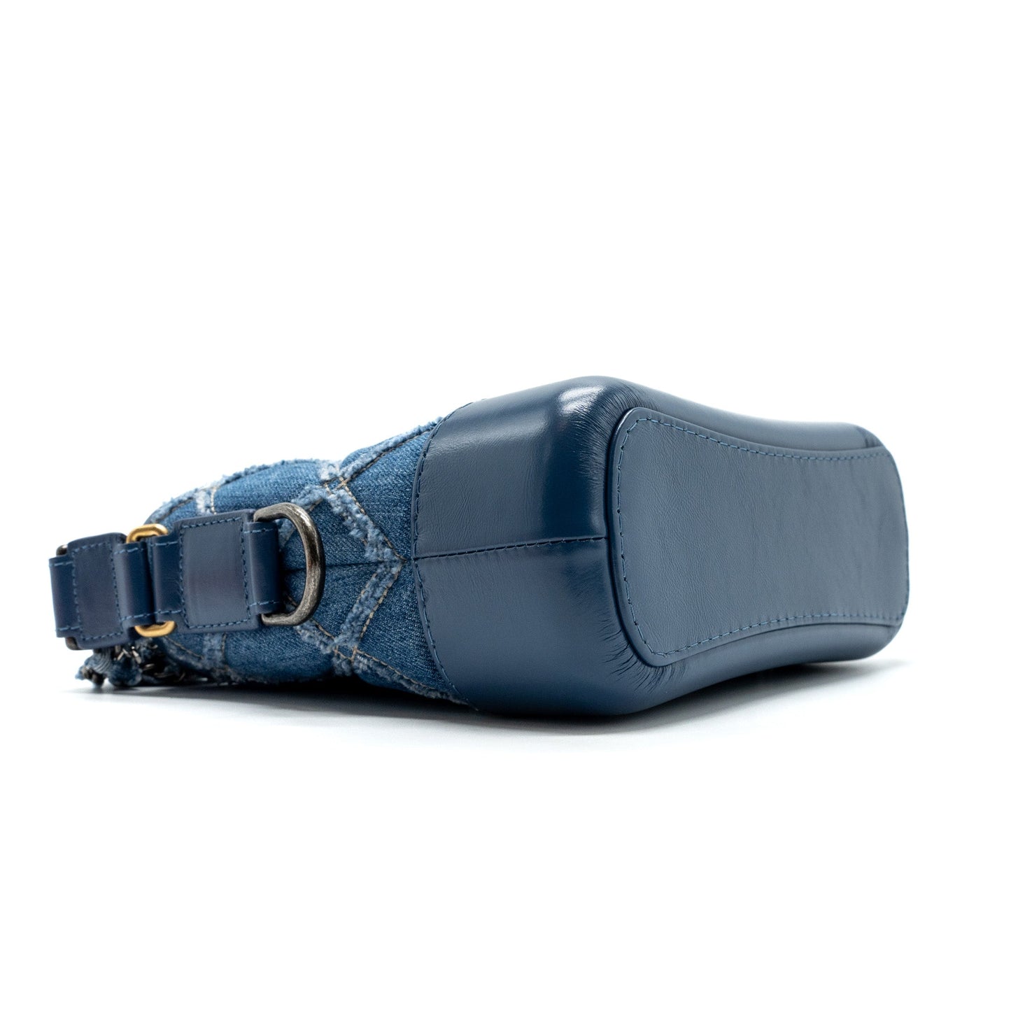Chanel Small Gabrielle Hobo Bag Blue Denim