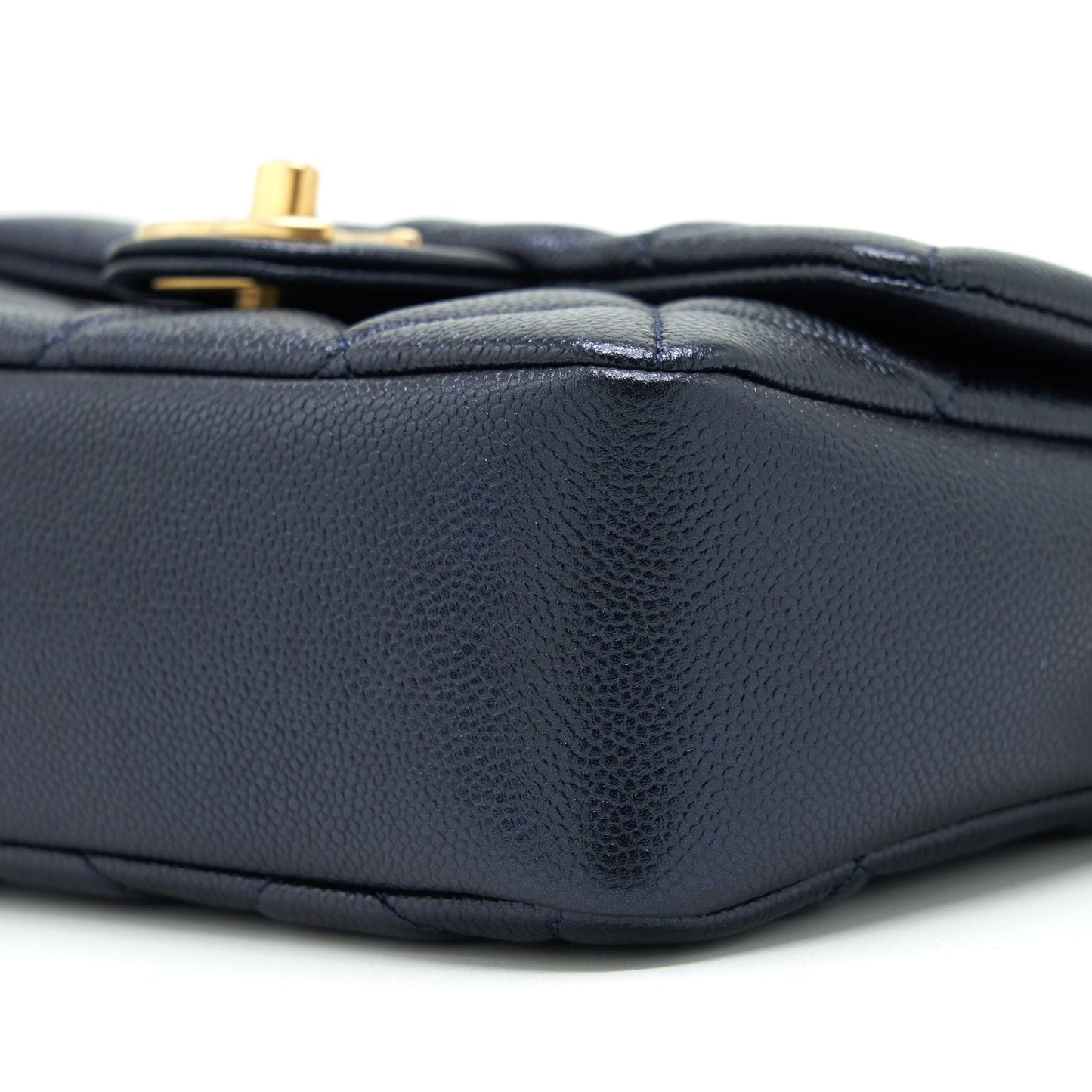 Chanel 21k My Perfect Mini Flap Bag Caviar Black
